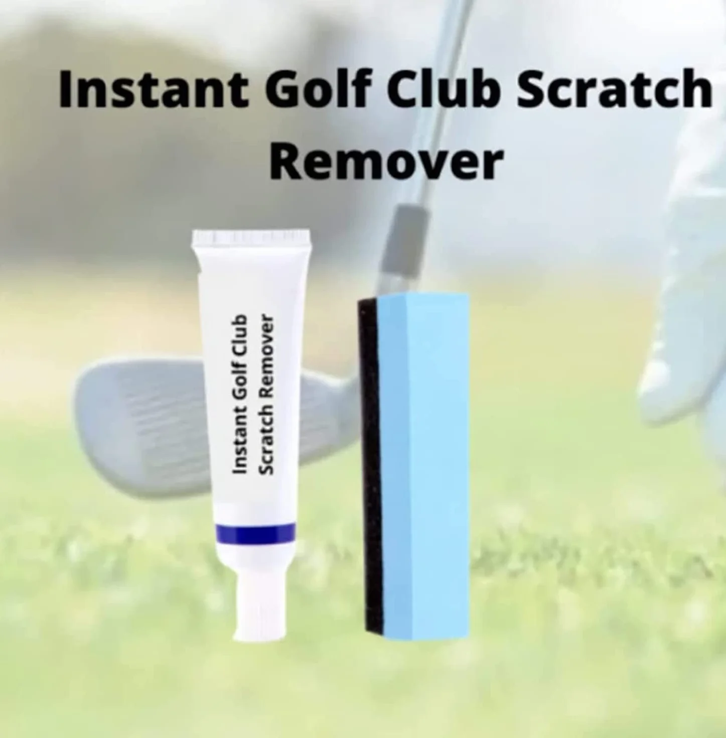 Detergente per mazze da golf con spugna (3 pezzi) rimozione graffi