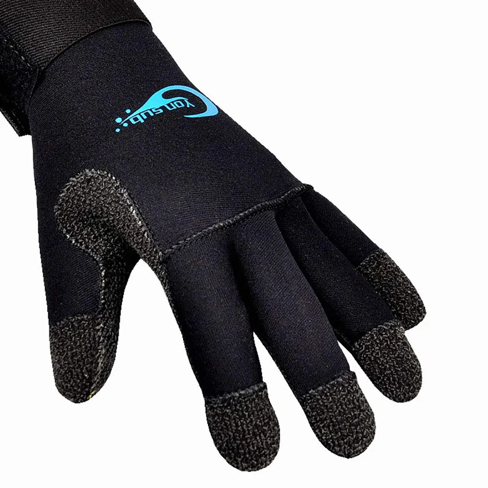 Guanti per muta subacquea da 3 mm, per caccia subacquea, antiscivolo, attrezzatura per pesca subacquea, guanti regolabili in neoprene per immersioni, L