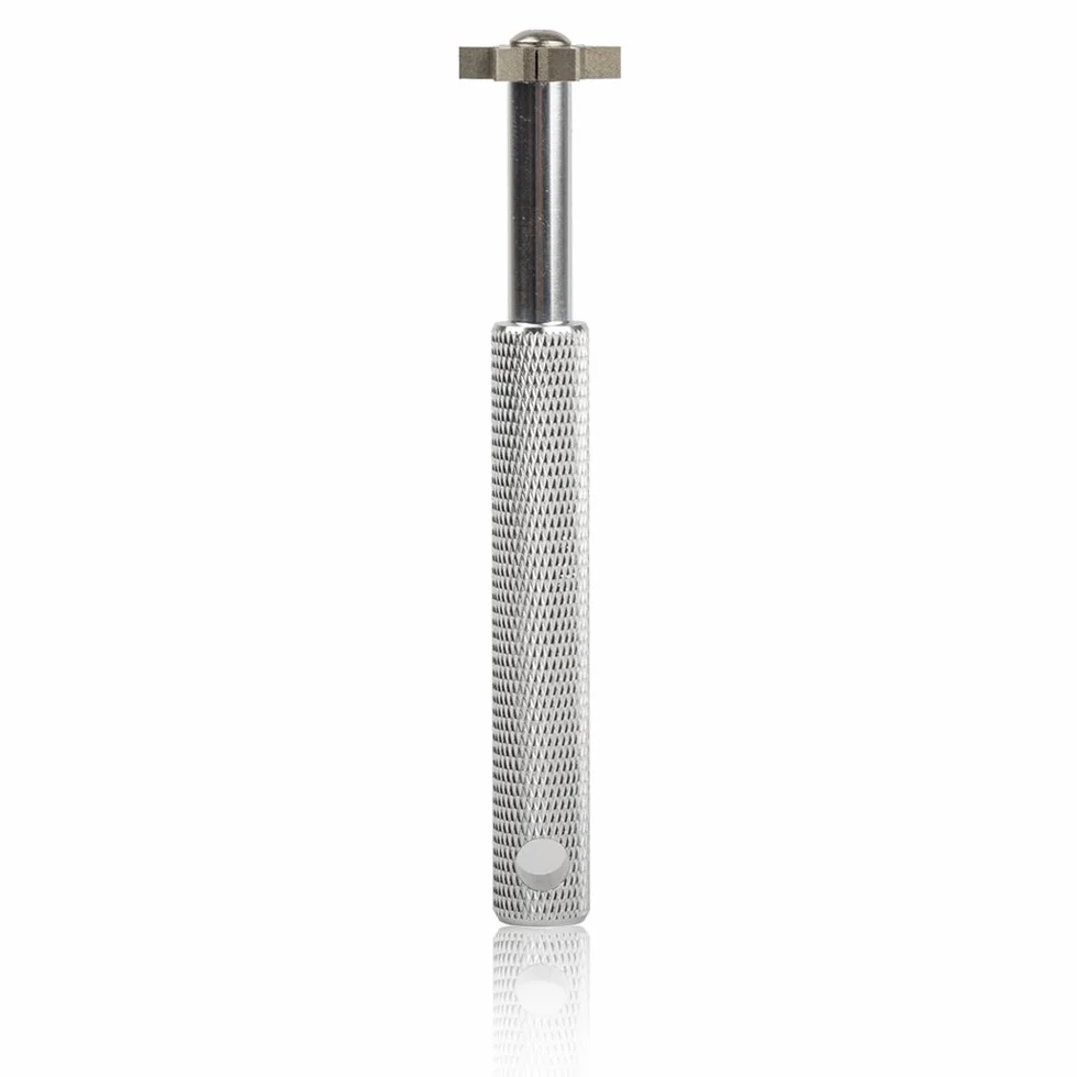 Golf Club Groove Sharpener Wedge riscolpitura per aspirapolvere con 6 testine per cunei e Utility Club Nuovo di ricambio, Silver