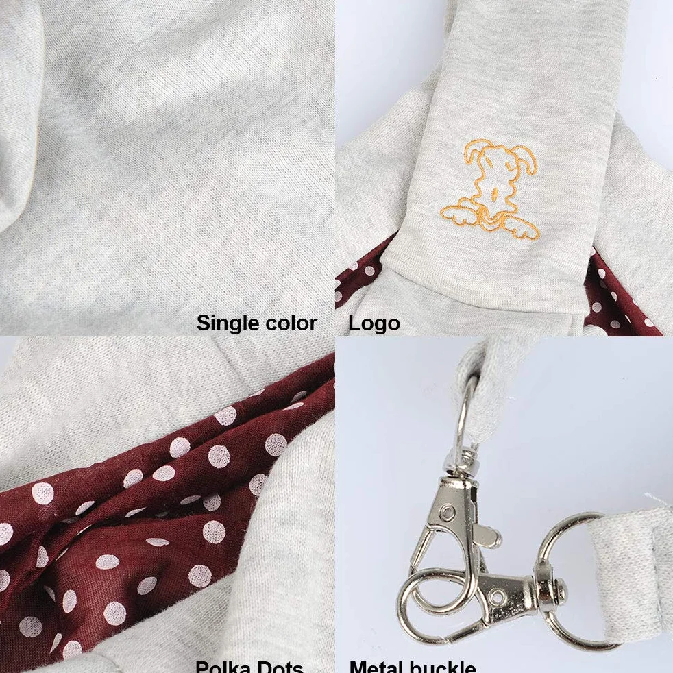 Borsa da Viaggio per Cani Trasportino a Tracolla Reversibile Lavabile Piccola