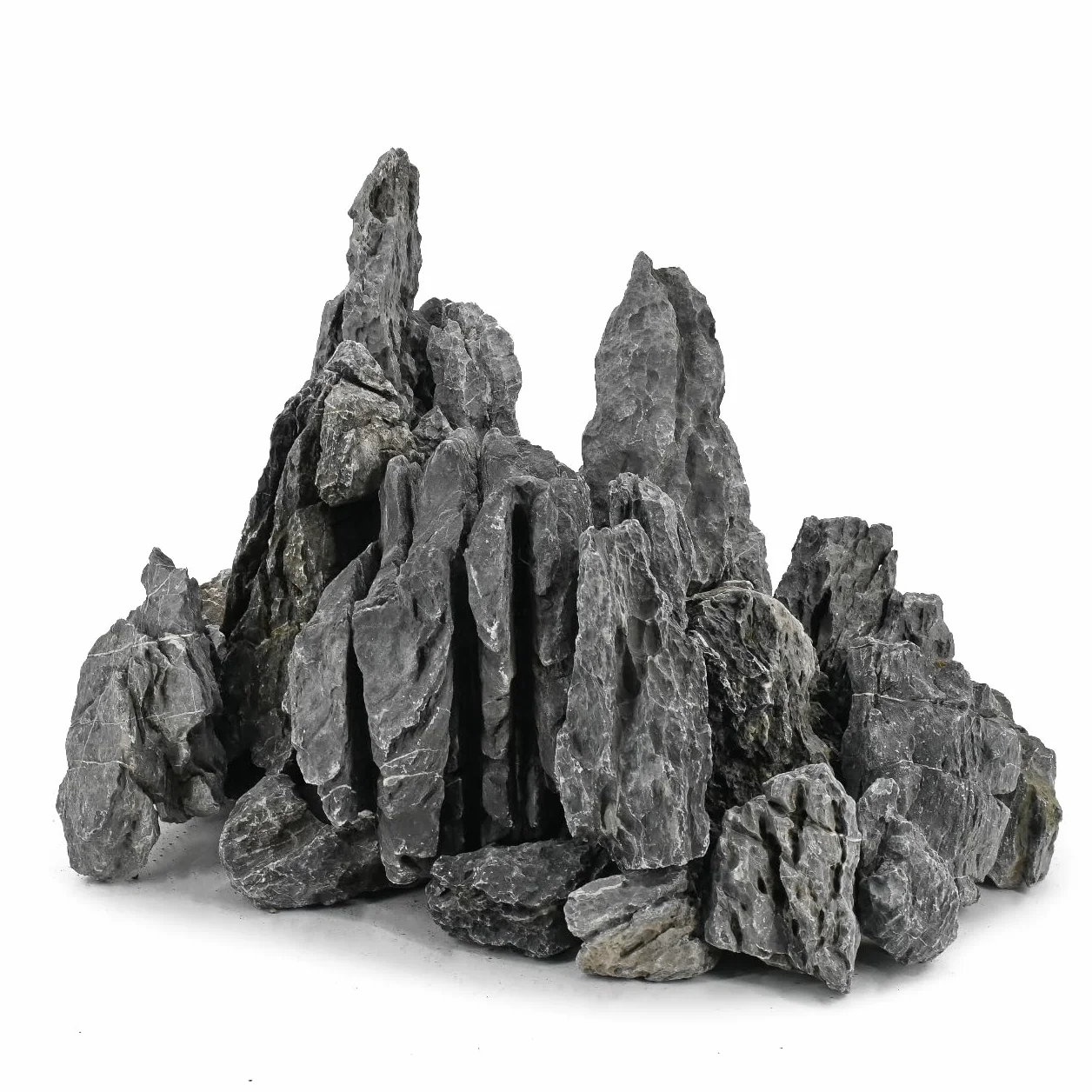 Unocho Rocce Seiryu 5kg Pietre Naturali Dragon Stone per Acquari Aquascaping Decorazione Acquario Paesaggio Modello Giardino in Miniatura(7,5-20 cm)