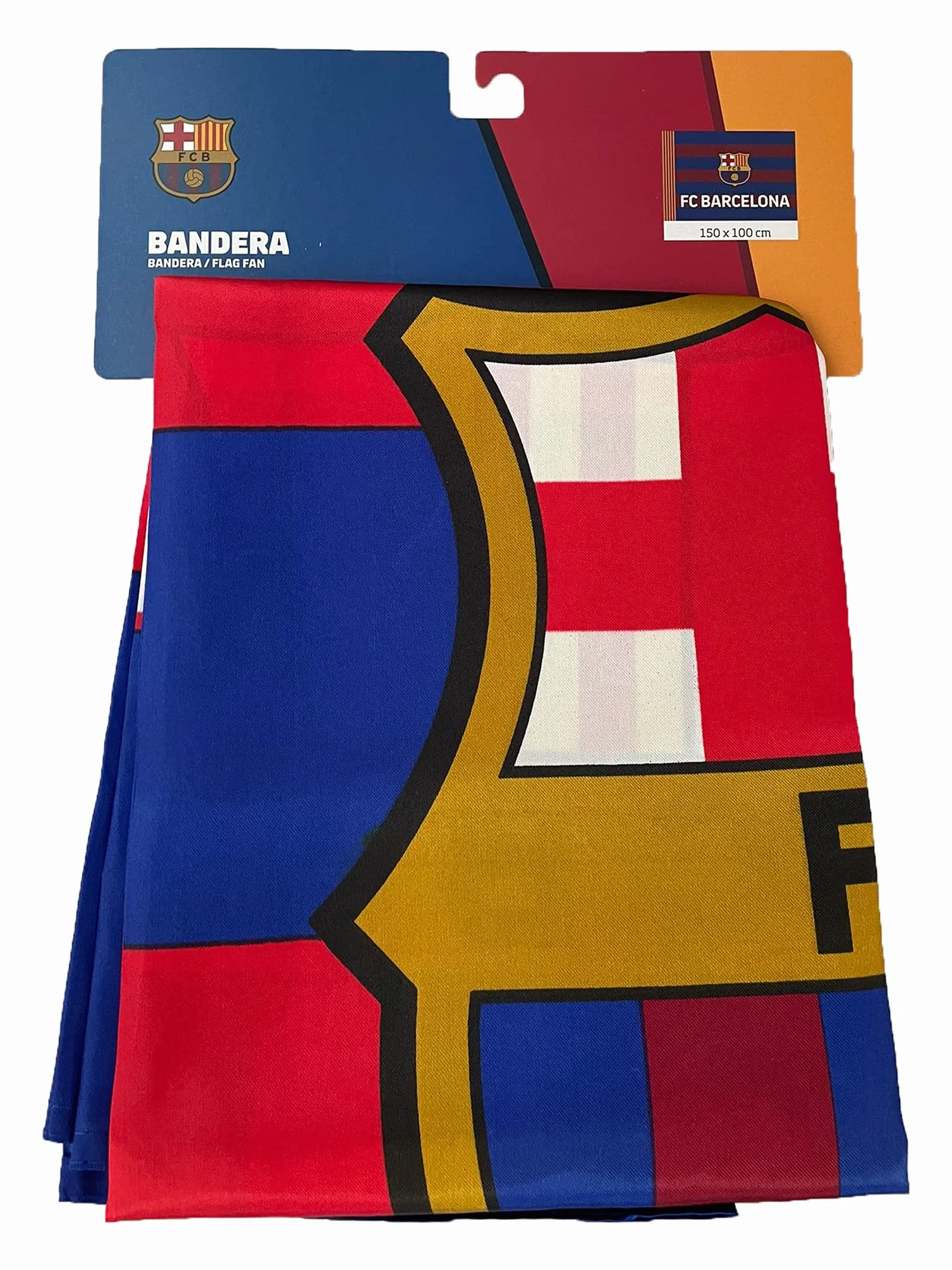 Bandiera FC Barcelona 150 x 100 cm Poliestere 100% per Esterna e Interni