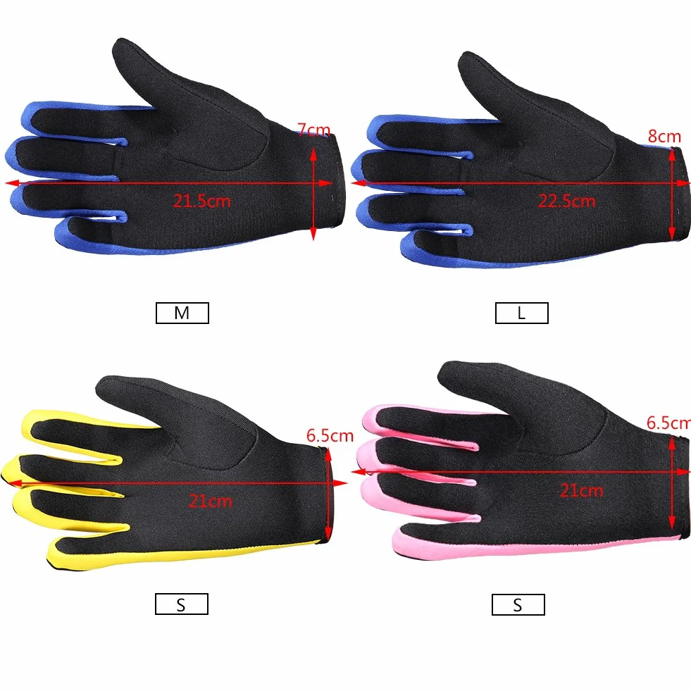 VGEBY Guanti da sub 1Pair Scuba Diving, Neoprene Snorkeling Kayak da surf Guanti da sport acquatici