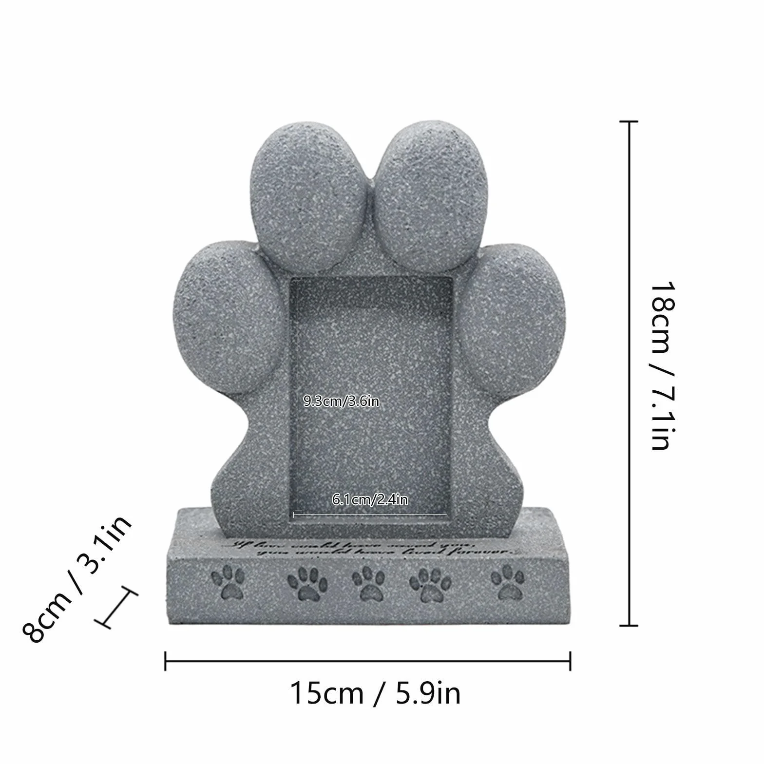 Cornice Commemorativa per Cani con Portachiavi con Peli di Cane, Regalo per Chi Ha Perso Un Cane Ricordo per Cani E Gatti