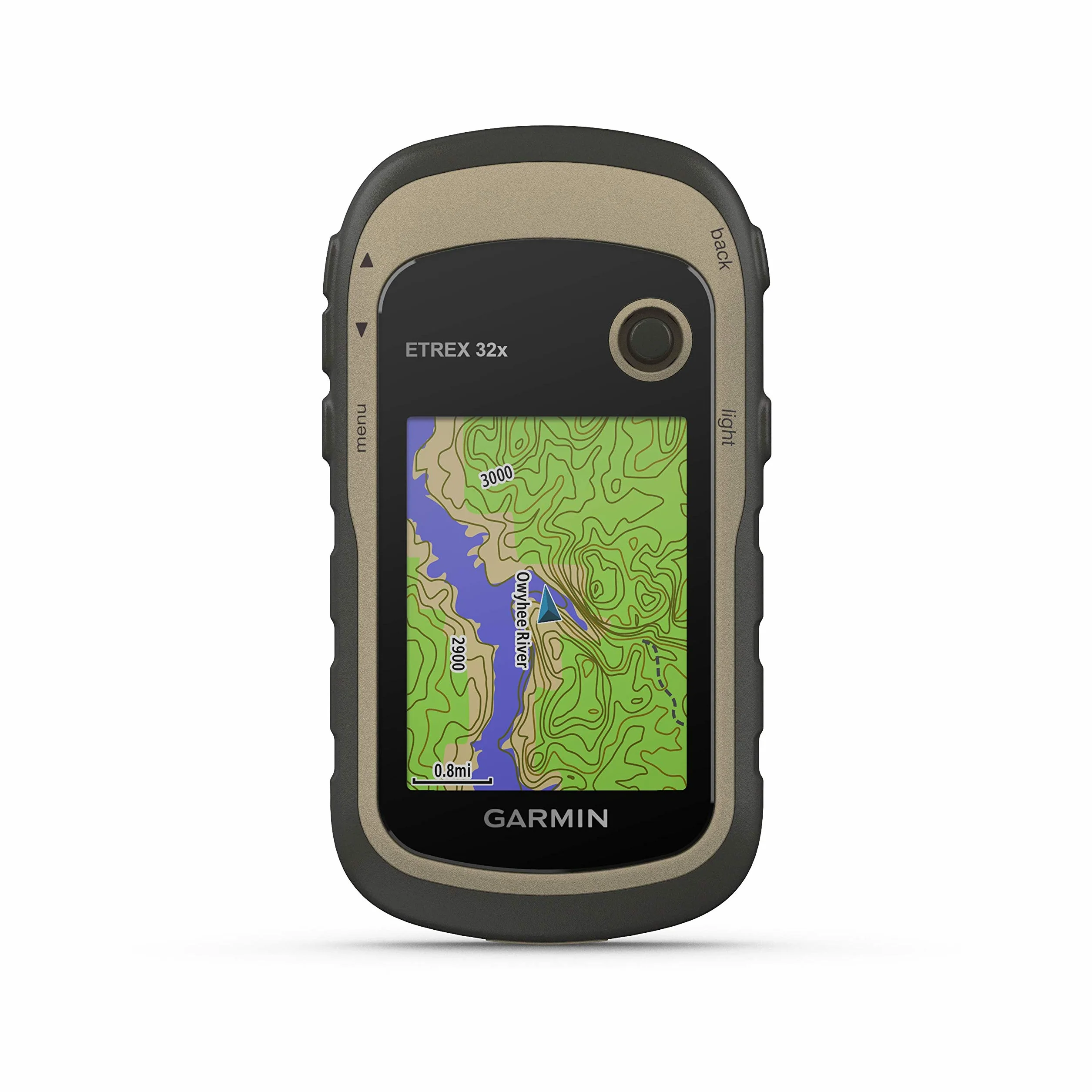 Garmin - eTrex 32x - GPS per escursionismo con mappatura TopoActive Europe precaricata con strade e sentieri percorribili - Bussola elettronica e altimetro barometrico - Verde (Ricondizionato)