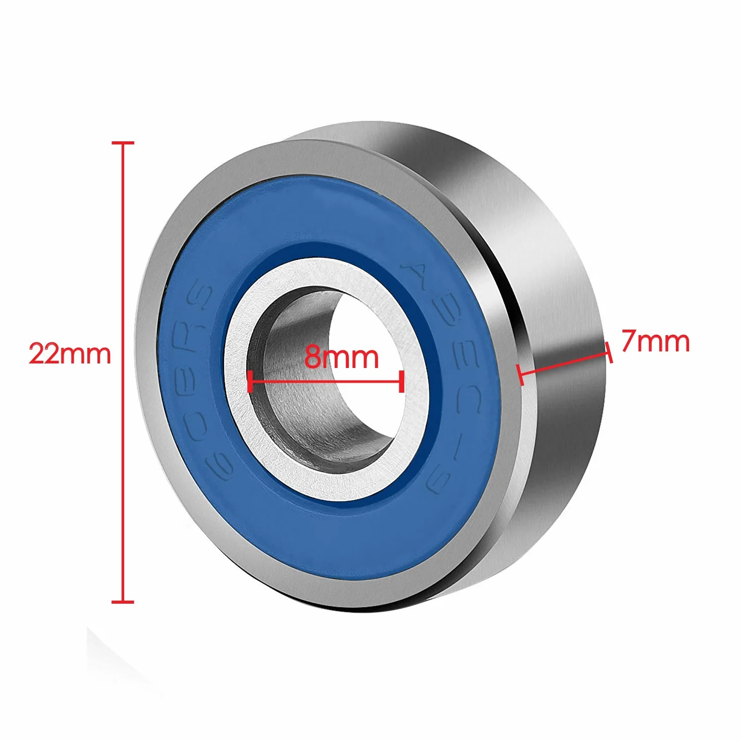 TRIXES Cuscinetti a Sfera ABEC 9 Sigillati per Skateboard e Pattini