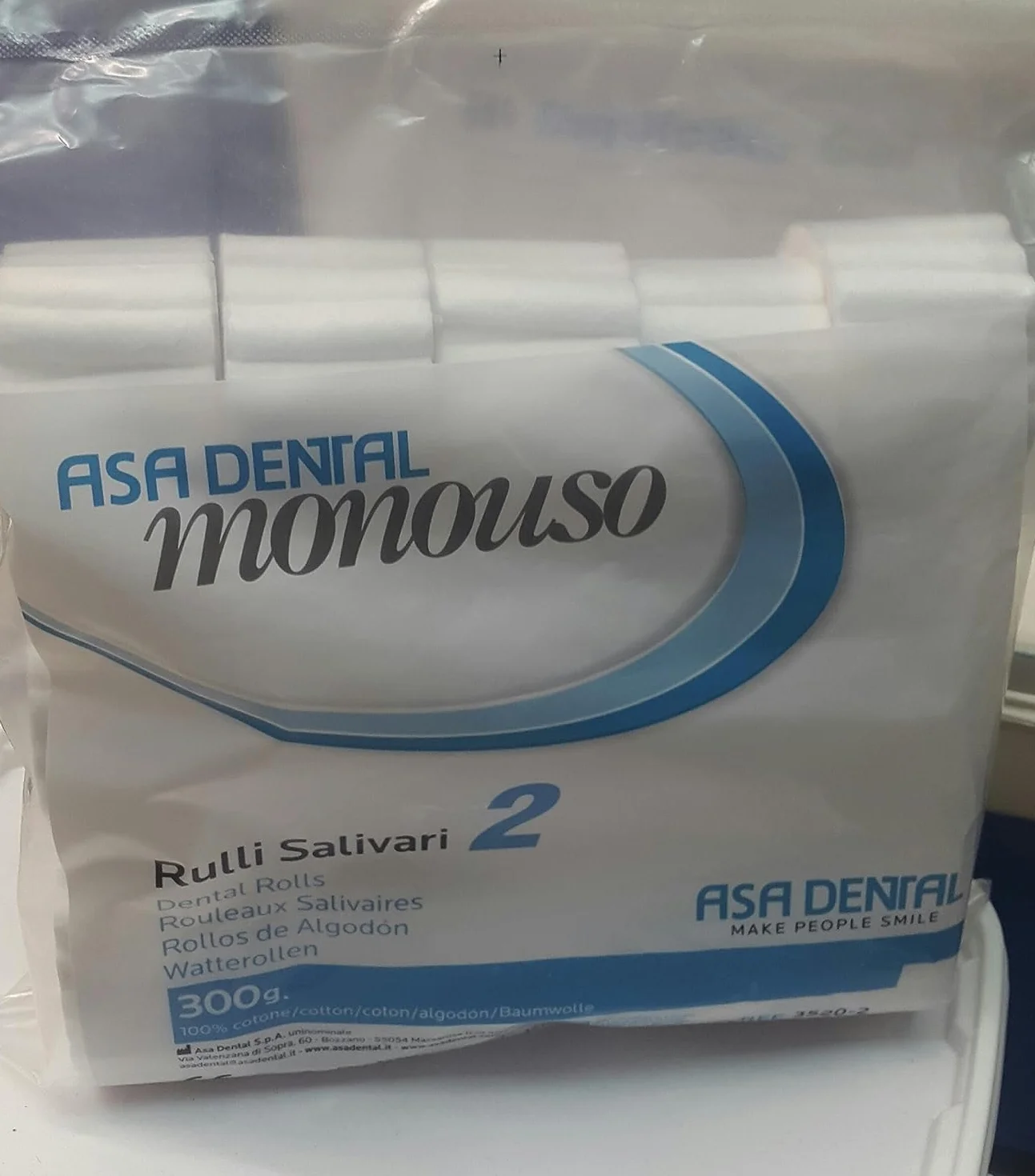 Dentalseven - Confezione Rulli Salivari - 300 g
