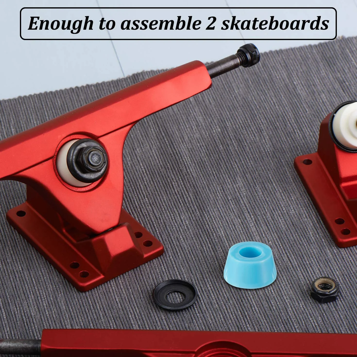 Shappy 20 Pezzi Boccole per Skateboard Longboard Camion Rondelle 7 Pollici