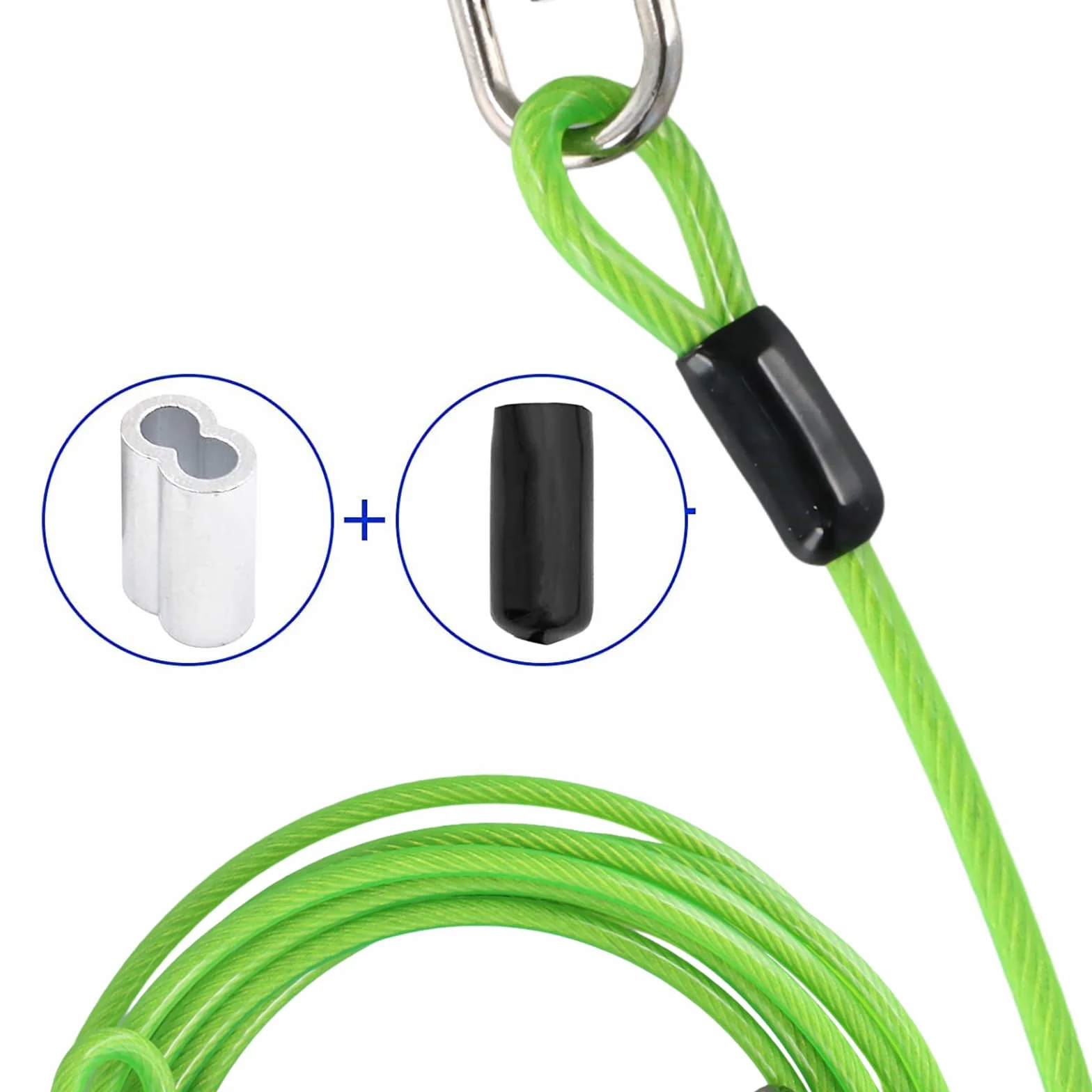 Guinzaglio per Cane A 3 M con Picchetto Elicoidale A Terra A 12.8 inches - per Esterno Come Cortile E Campeggio - Adatto per Cani Piccoli E Medi