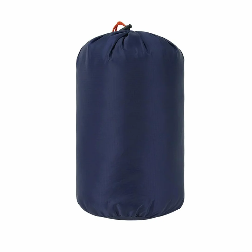 Sacchetto multiuso con coulisse, ideale per piumini e sacchi a pelo (blu scuro)