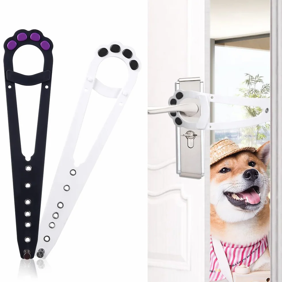 Chiusura Porta Gatto 2 Pezzi Fermo Porta per Cani Serratura Porta Animali