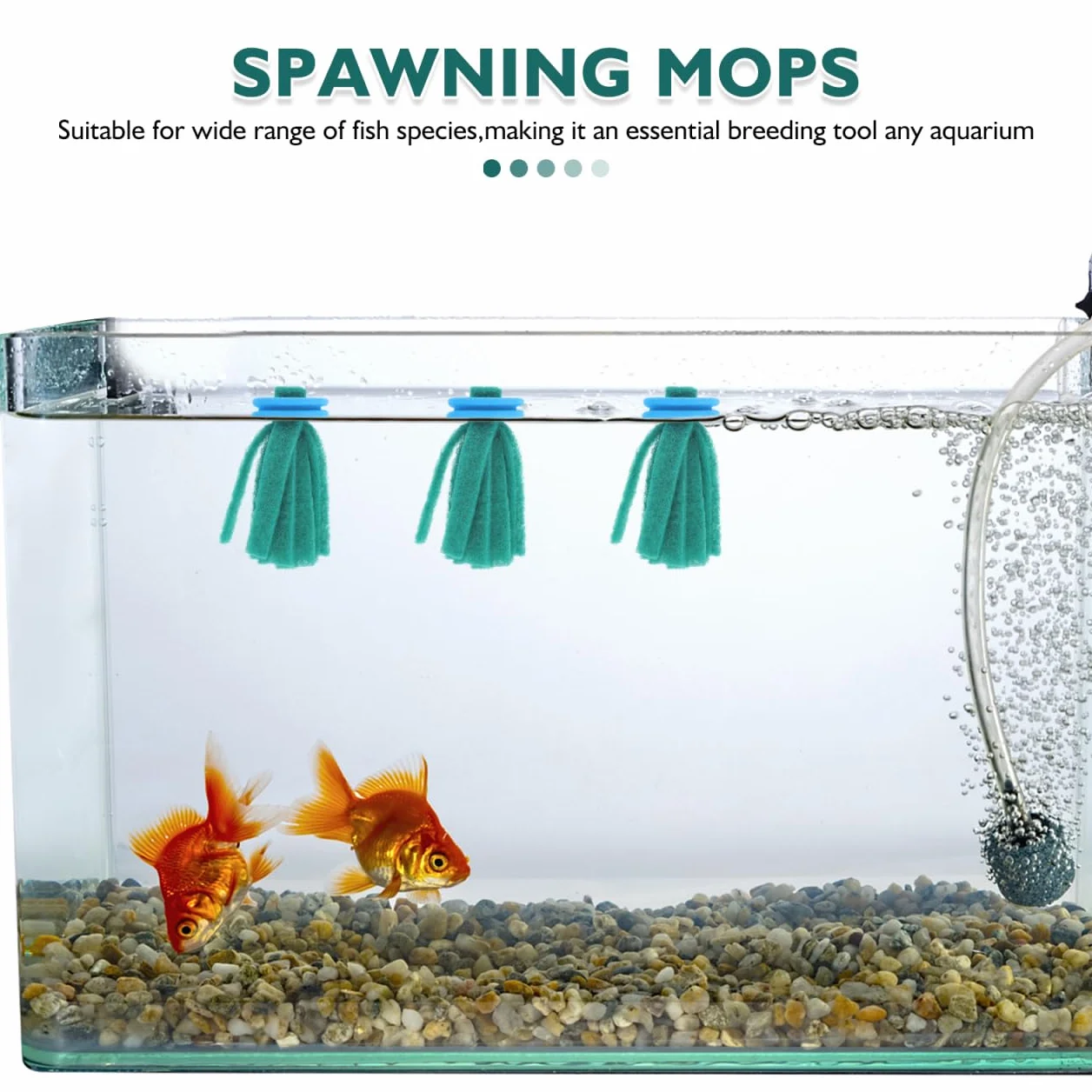 YARNOW Mop per acquario 10 pezzi raccoglitori uova galleggianti per pesci Guppy Betta