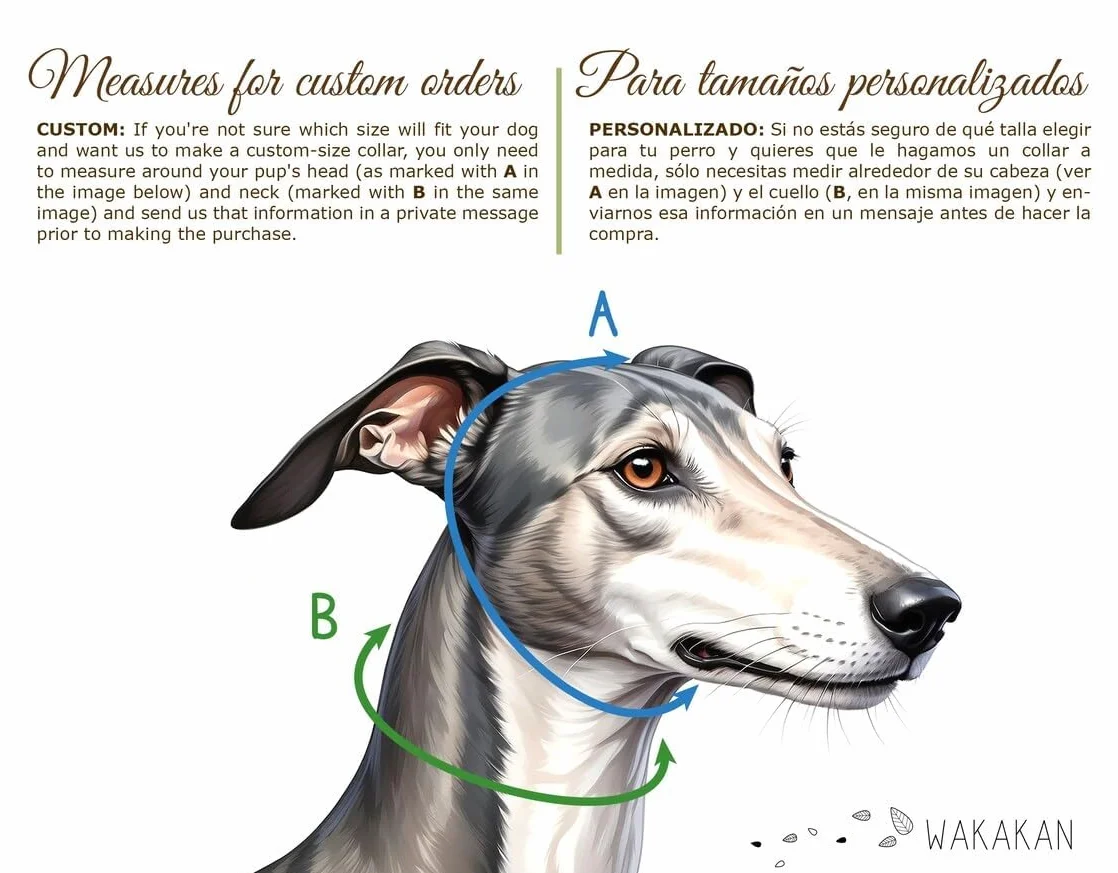 Martingale Collare per cani Green Witch Wakakán fatto a mano Spagna