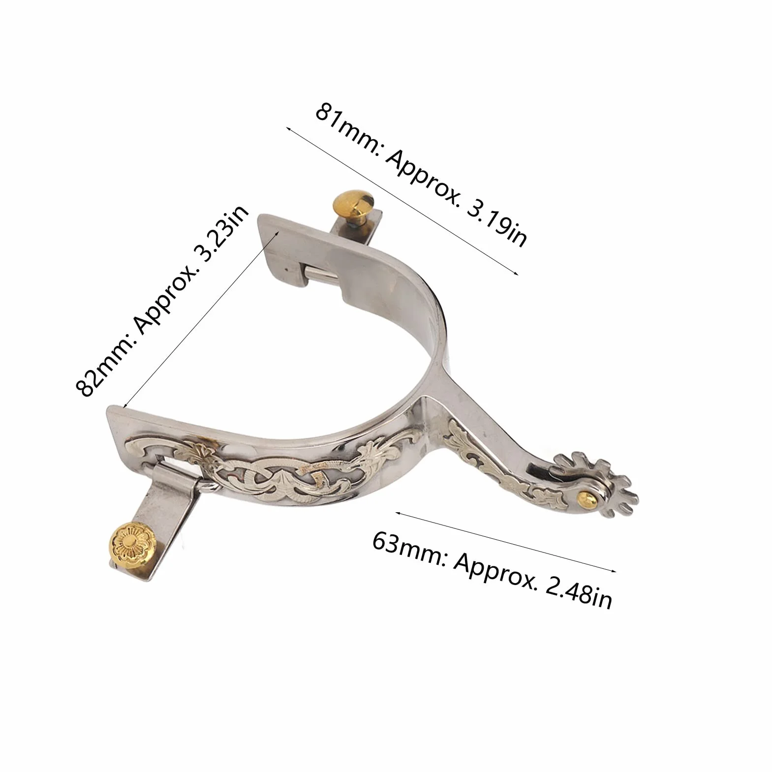 Focket Speroni Western da Cowboy, 2 Pezzi Speroni da Cavallo in Acciaio Inossidabile Squisito Vintage con Ingranaggio Rotante,Speroni da Stivale Steampunk in Metallo di Ottima Lavorazione