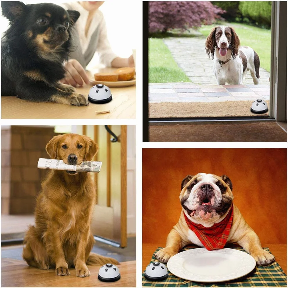 Set di 2 Campanello per Cani per Allenamento alla Porta - Campanelli da Suonare per Uscire, Dispositivo di Comunicazione per Cani e Gatti