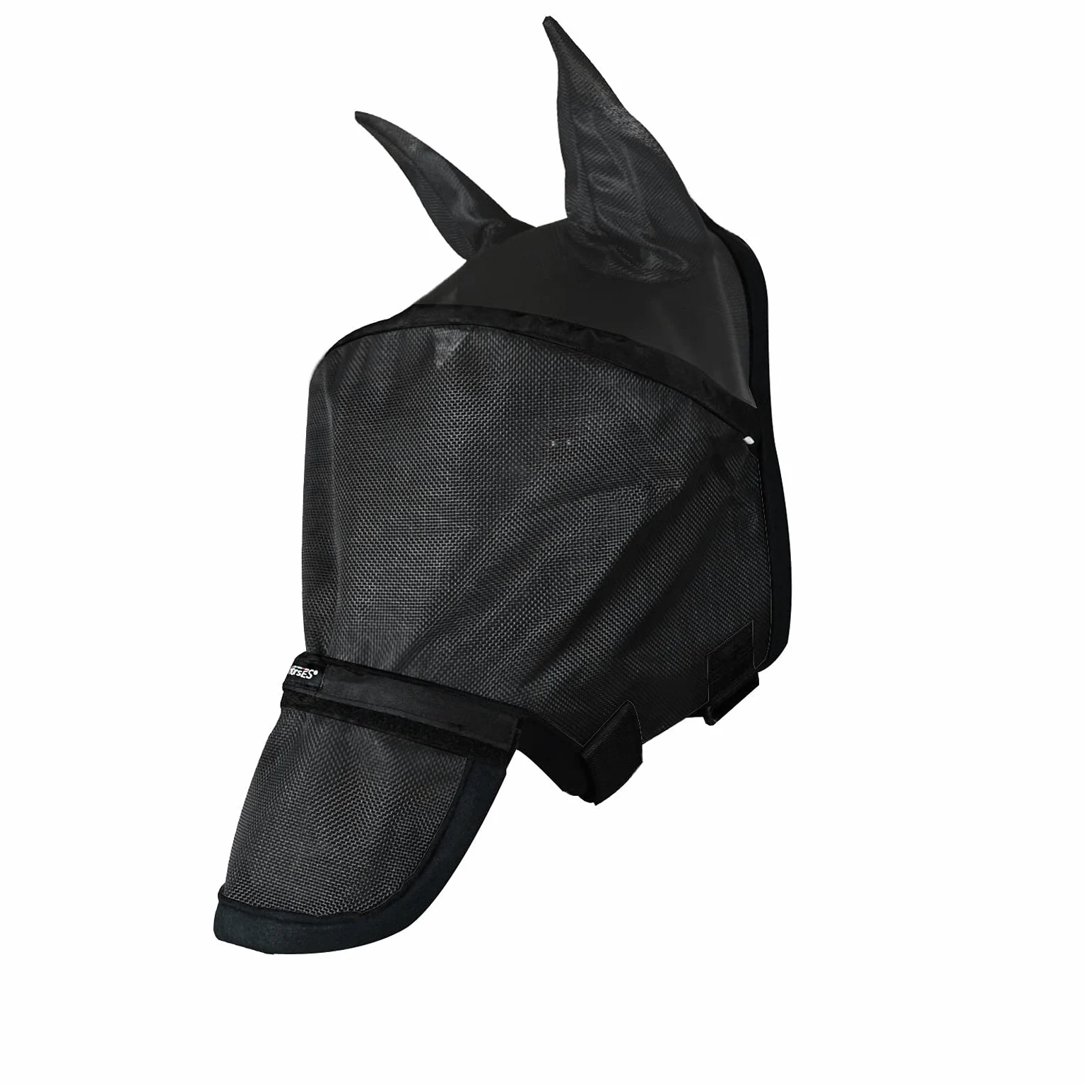 Horses, Maschera Cavallo Antimosche, Maglie Fini con Orecchie in Tessuto Forato per Protezione da Mosche e Moscerini, Concepita per la Protezione Ottimale del Cavallo