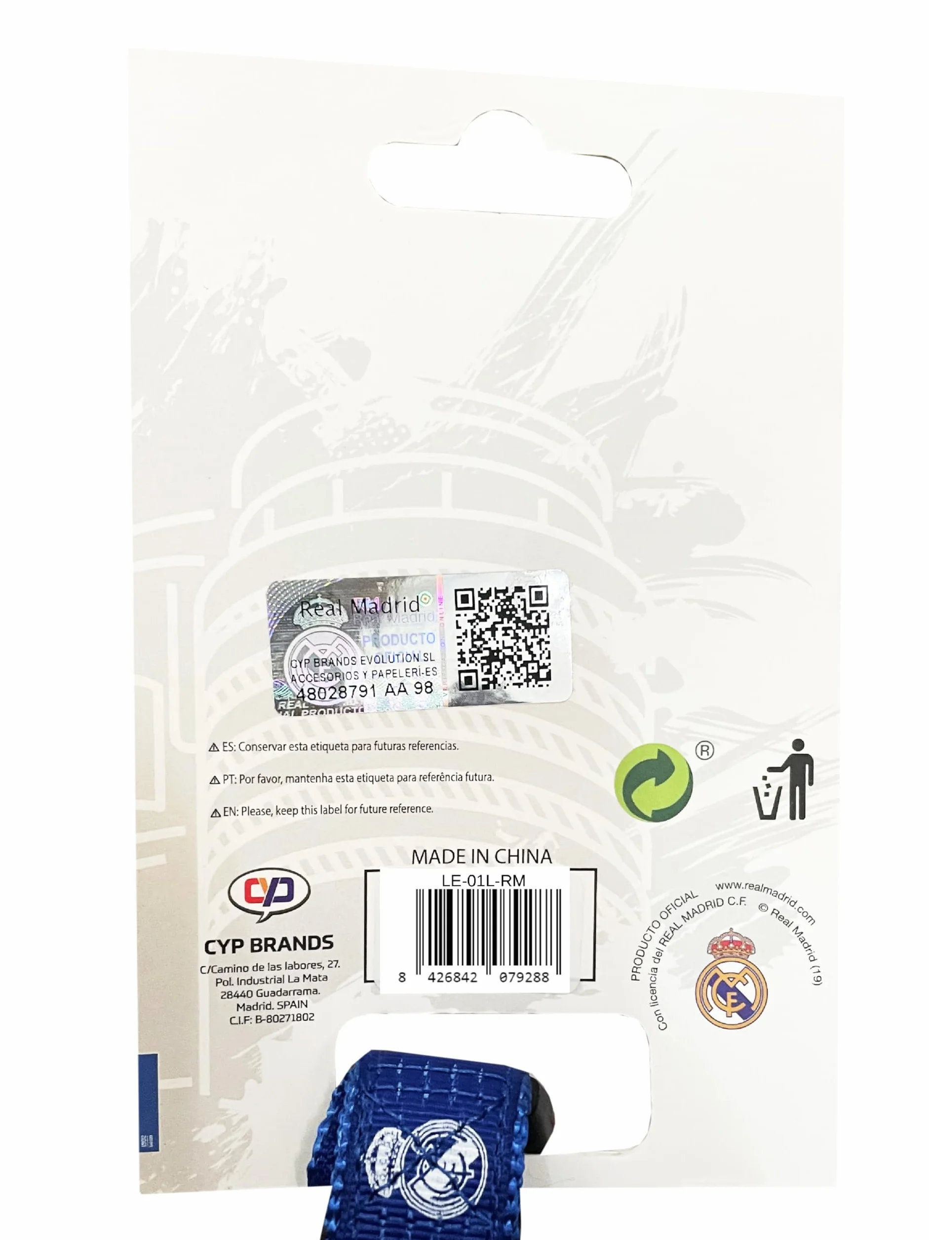 CYPBRANDS LE-01L-RM Guinzaglio per Cane Blu