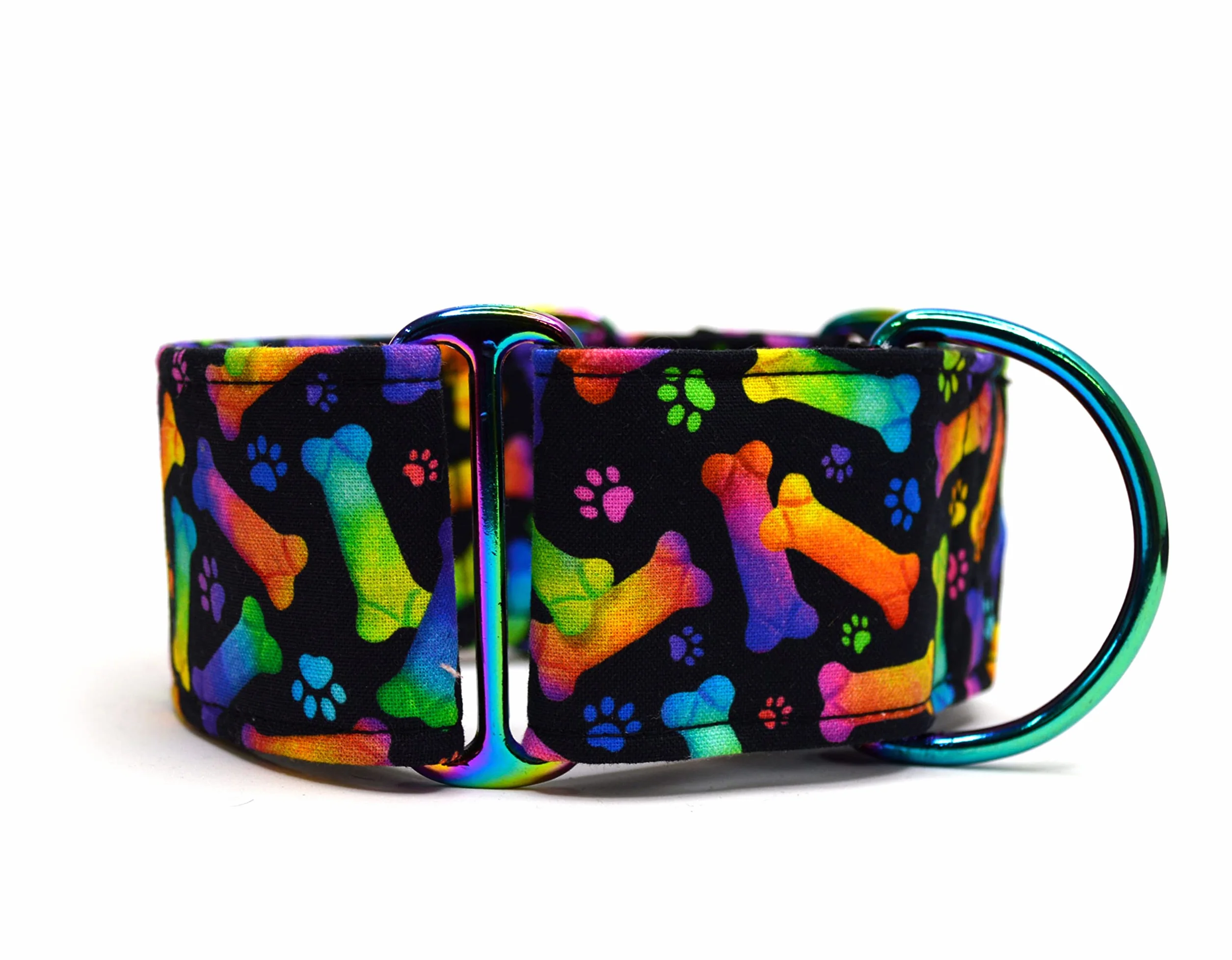 Crazy Bones Collare per cani martingale fatto a mano Wakakán