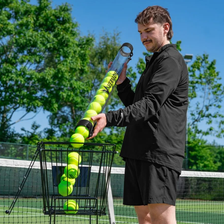Vermont Tubo Palline Da Tennis per Allenamento - Raccogli 15 Palline Contemporaneamente | Attrezzatura Tennis