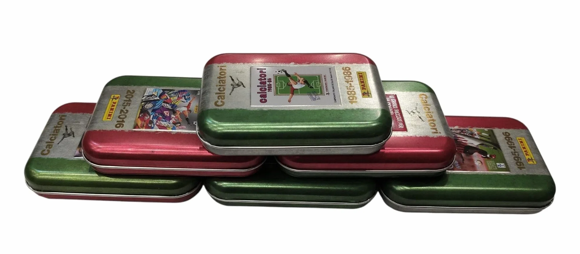 Panini Calciatori 2025-2026 50 Bustine + 10 Omaggio + 1 Tin Box Vuoto