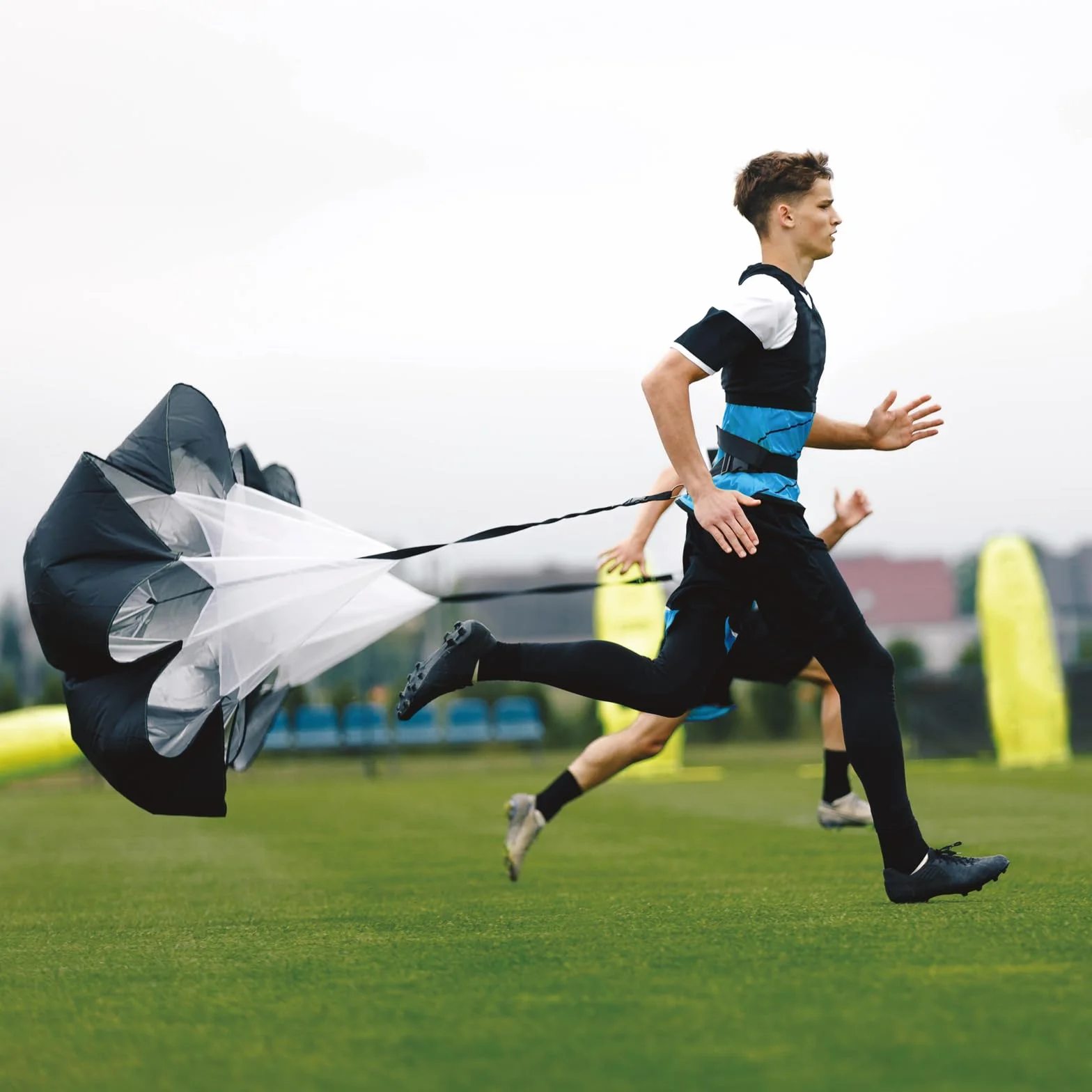TRIWONDER Paracadute da Allenamento per Corsa, Resistenza per Sprint, Cintura Regolabile