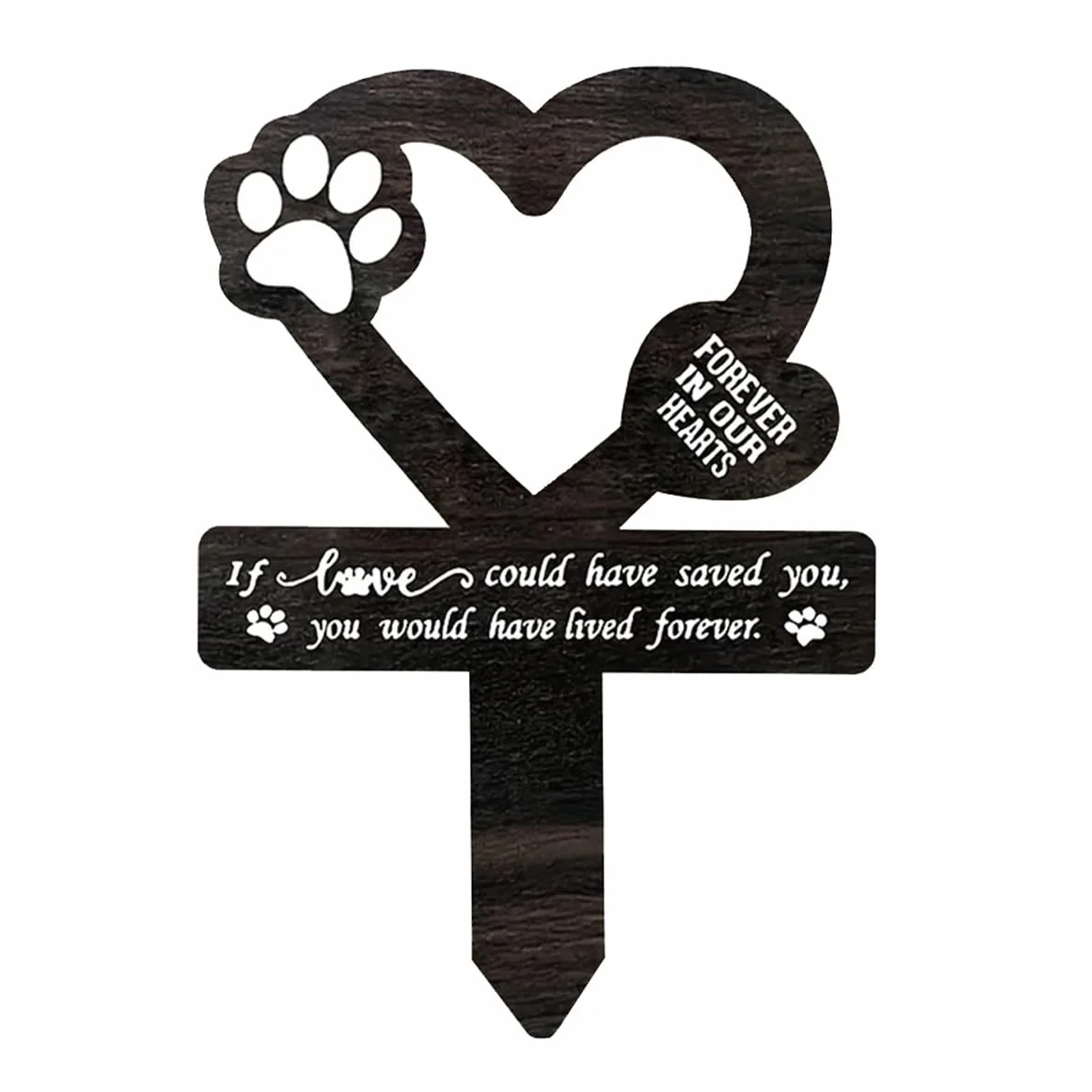 Targa commemorativa per Cane palo per Targa commemorativa per Cane palo per Targa in Acrilico Impermeabile per Tomba Targa commemorativa per Animali Domestici, palo commemorativo per la Tomba
