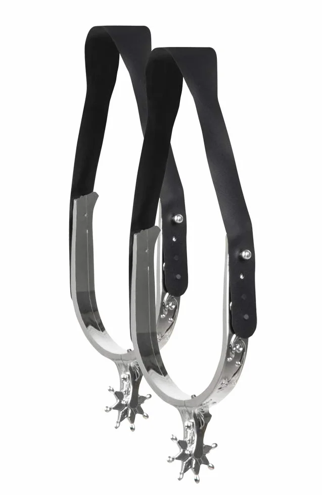 Boland 54320 - Set di speroni western, nero, 1 paio, lucido, plastica, western, cowboy, rodeo, selvaggio west, carnevale, Halloween, festa in maschera, costume, teatro, accessorio, travestimento