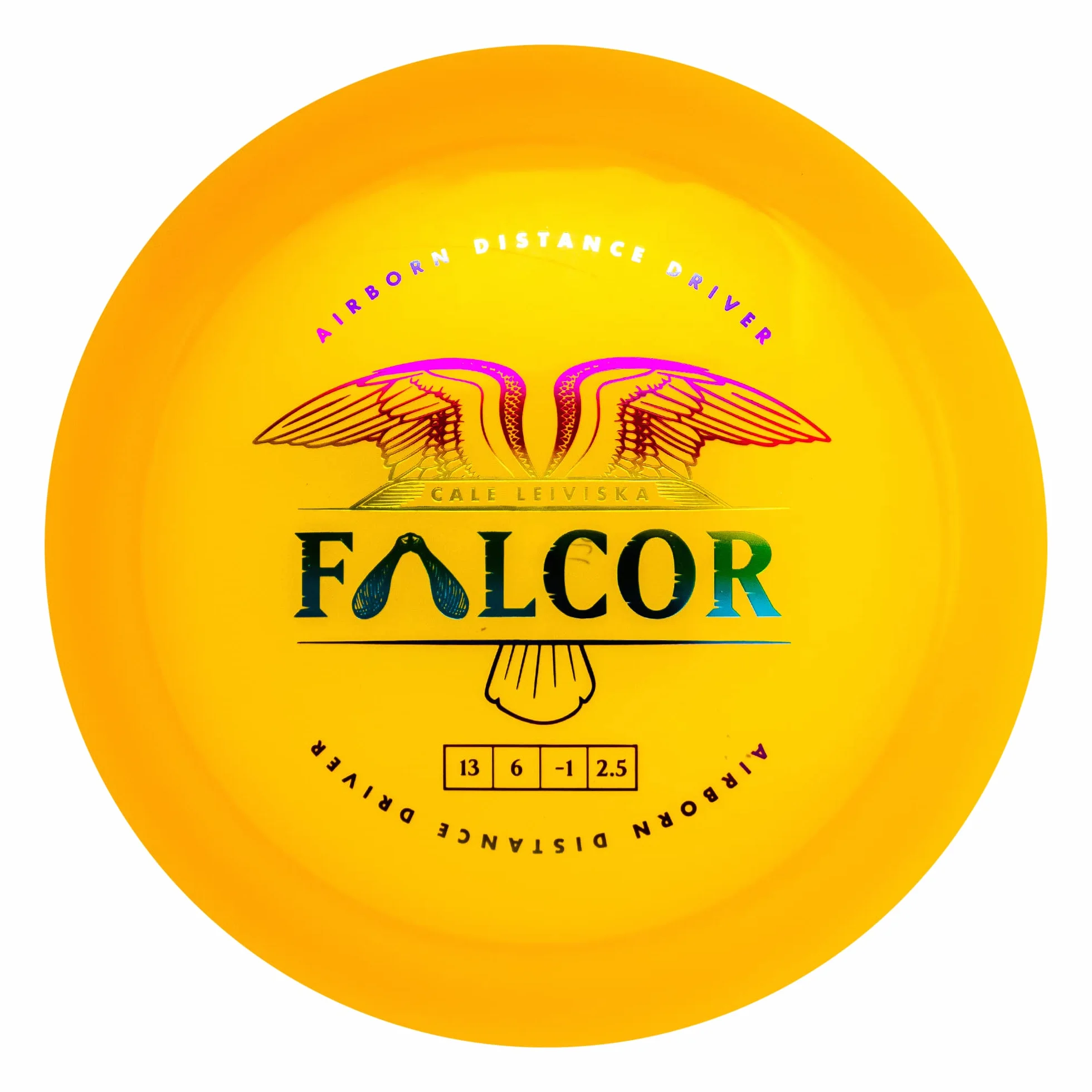 Prodigy Disc Cale Leiviska 400 Falcor | Overstable Distance Driver | Comparable Flight to Innova Destroyer | Extremely Glidey And Consistent Flight | Prodigy Collab Series | Colors May Vary