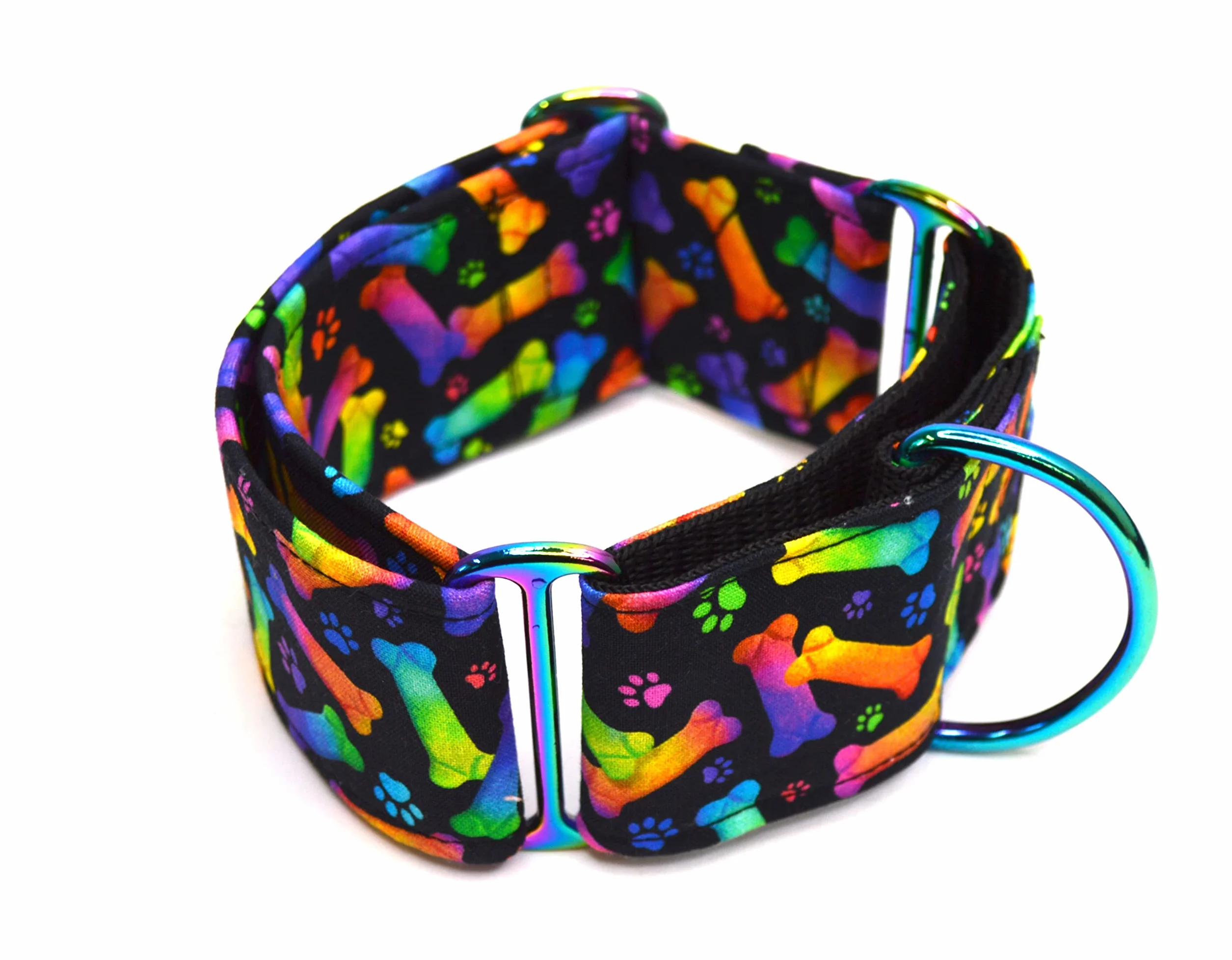 Crazy Bones Collare per cani martingale fatto a mano Wakakán