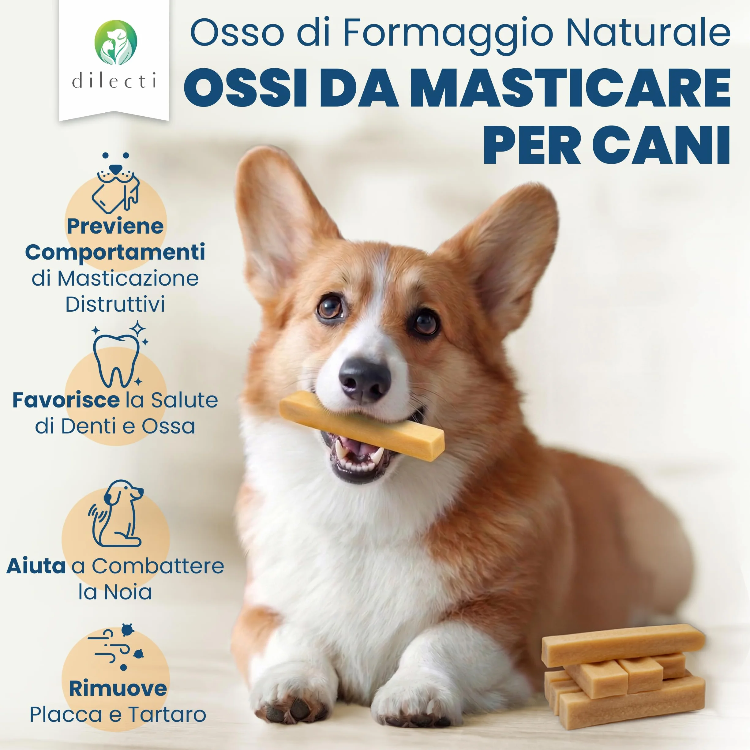 Masticativi Naturali dell'Himalaya - Giochi Naturali Molto Gustose, Dure e Resistenti che Terranno il Tuo Cane Occupato Per un Po'. (set da 3, taglia M)