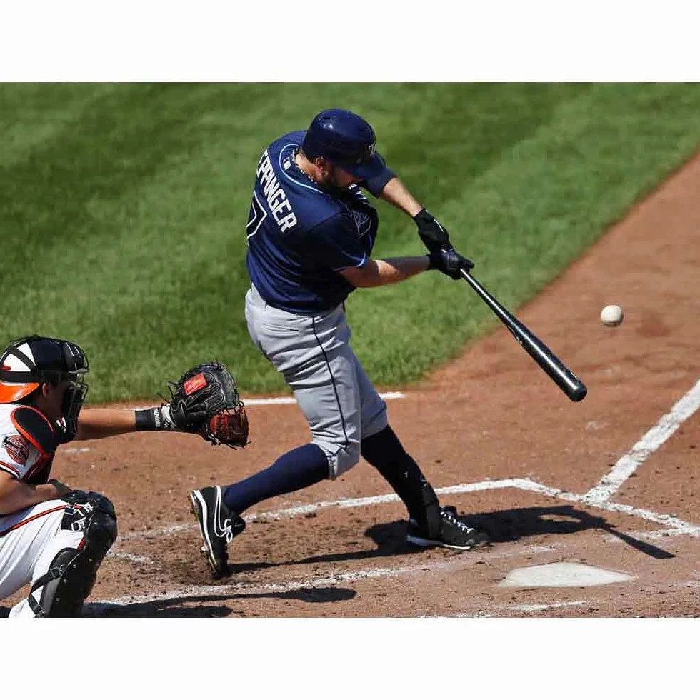 Mazza da Baseball in Metallo 81 cm Impugnatura Antiscivolo Sport Softball