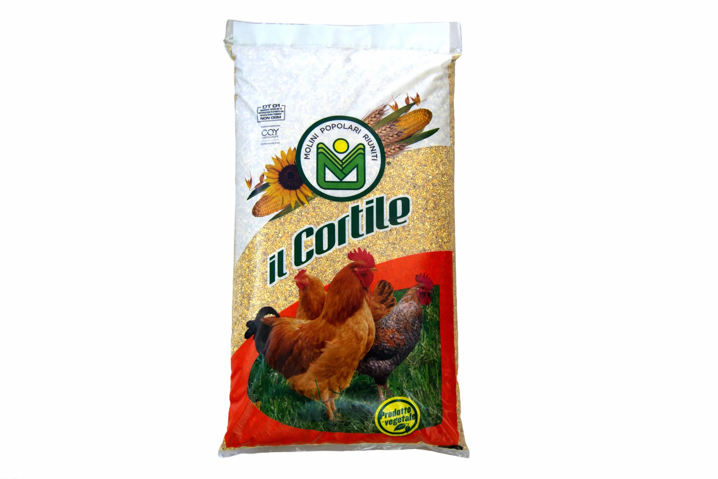Ruspanty, NO OGM, Mangime in Granaglie per Galline, Polli, Tacchini, Oche e volatili da cortile. 25 Kg