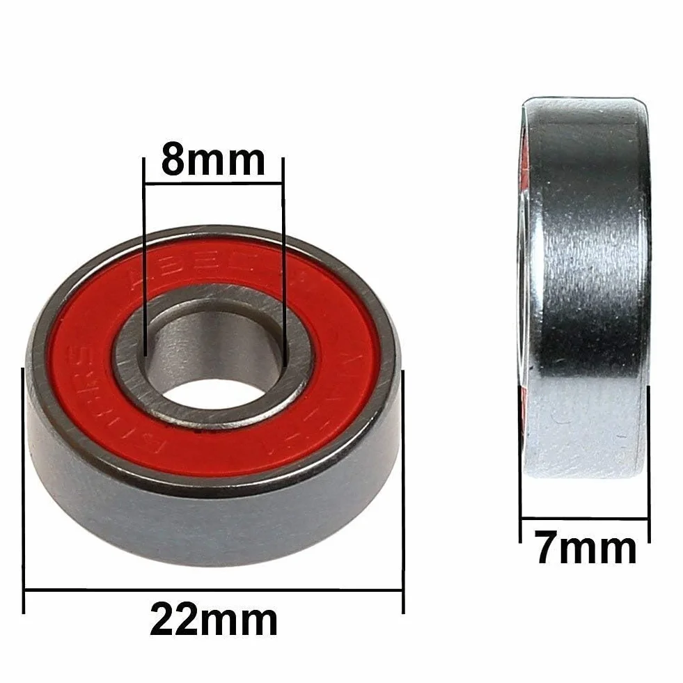 FunTomia 4 Pezzi Ruote Longboard 70x51mm 80A con Cuscinetti a Sfera e T-Tool