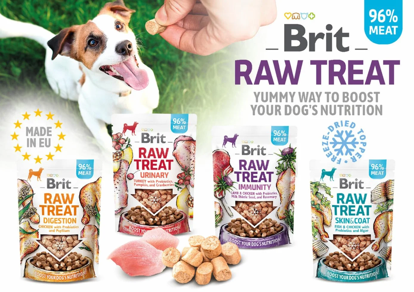 Brit Raw Treat - Urinario e topper, liofilizzato, tacchino, 40 g