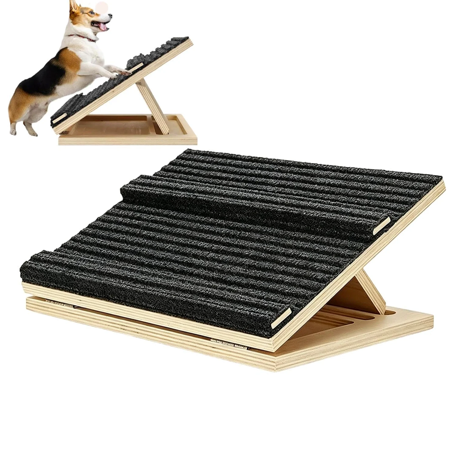Rampa da Scale Canina Scalini Legno Regolabili Antiscivolo Per Gatti | Rampa Per Cuccioli Da Divano Per Proprietari E Amanti Animali Casa Appartamento Camera Soggiorno Uso Quotidiano Davanzale