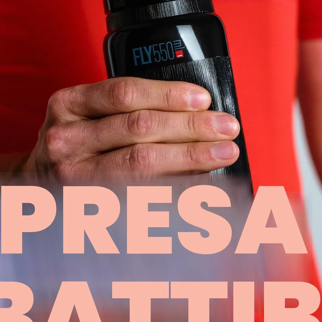 ELITE Fly Tex Borraccia Ciclismo 750ml – Nera – Ultraleggera, Senza BPA, Facile da Spremere