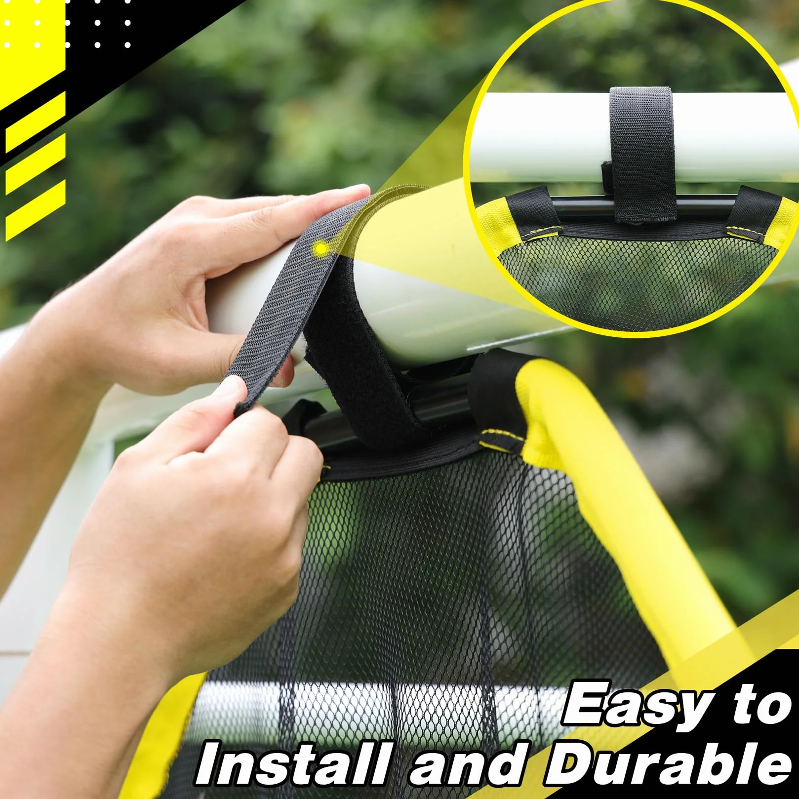 Happy Jump 3-in-1 Rete Bersaglio per Calcio, Attrezzatura da Allenamento Facile da Montare con Tubi in Metallo per Precisione di Tiro