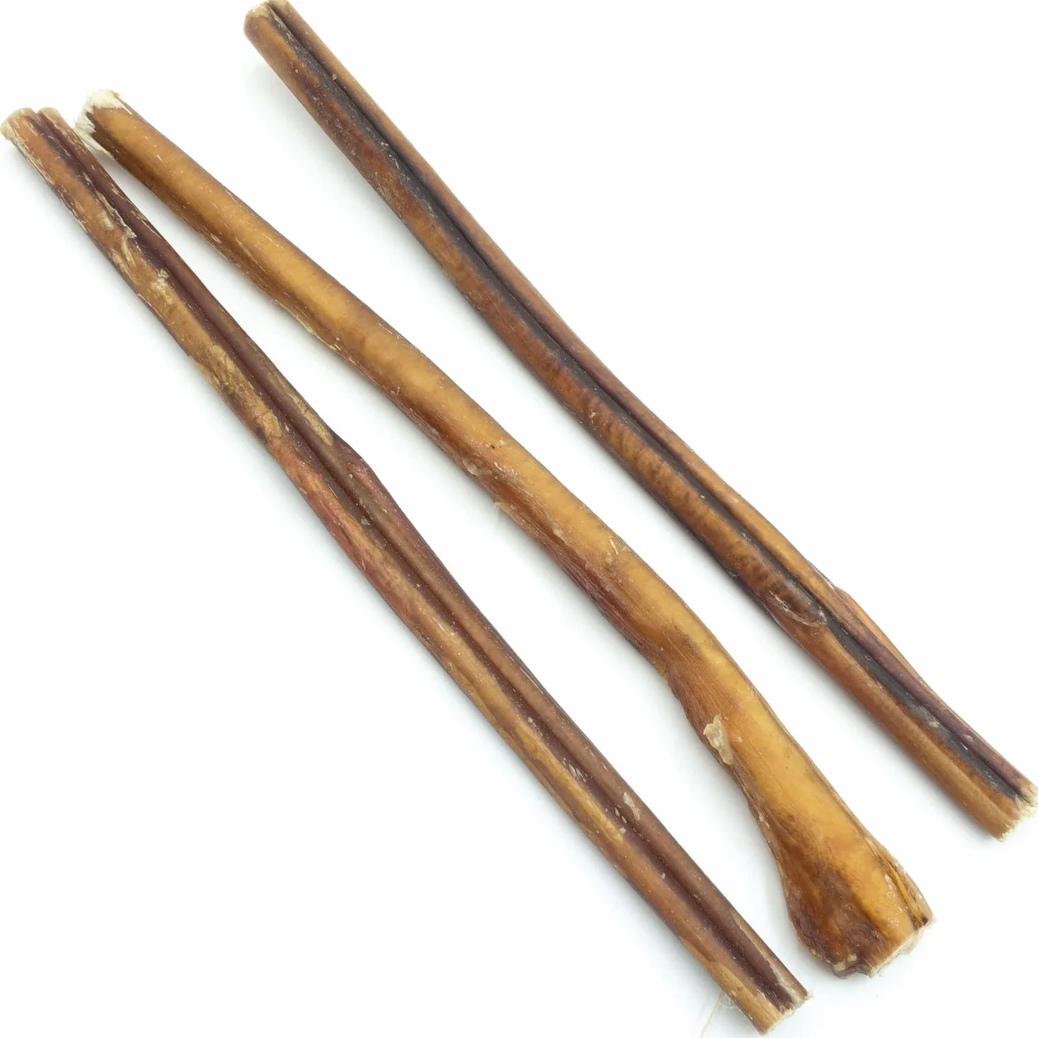 Bastoncino per Cane da 30 cm L - Nervo di Bue per Cani Essiccato, 100% Naturale, 3 Pezzi