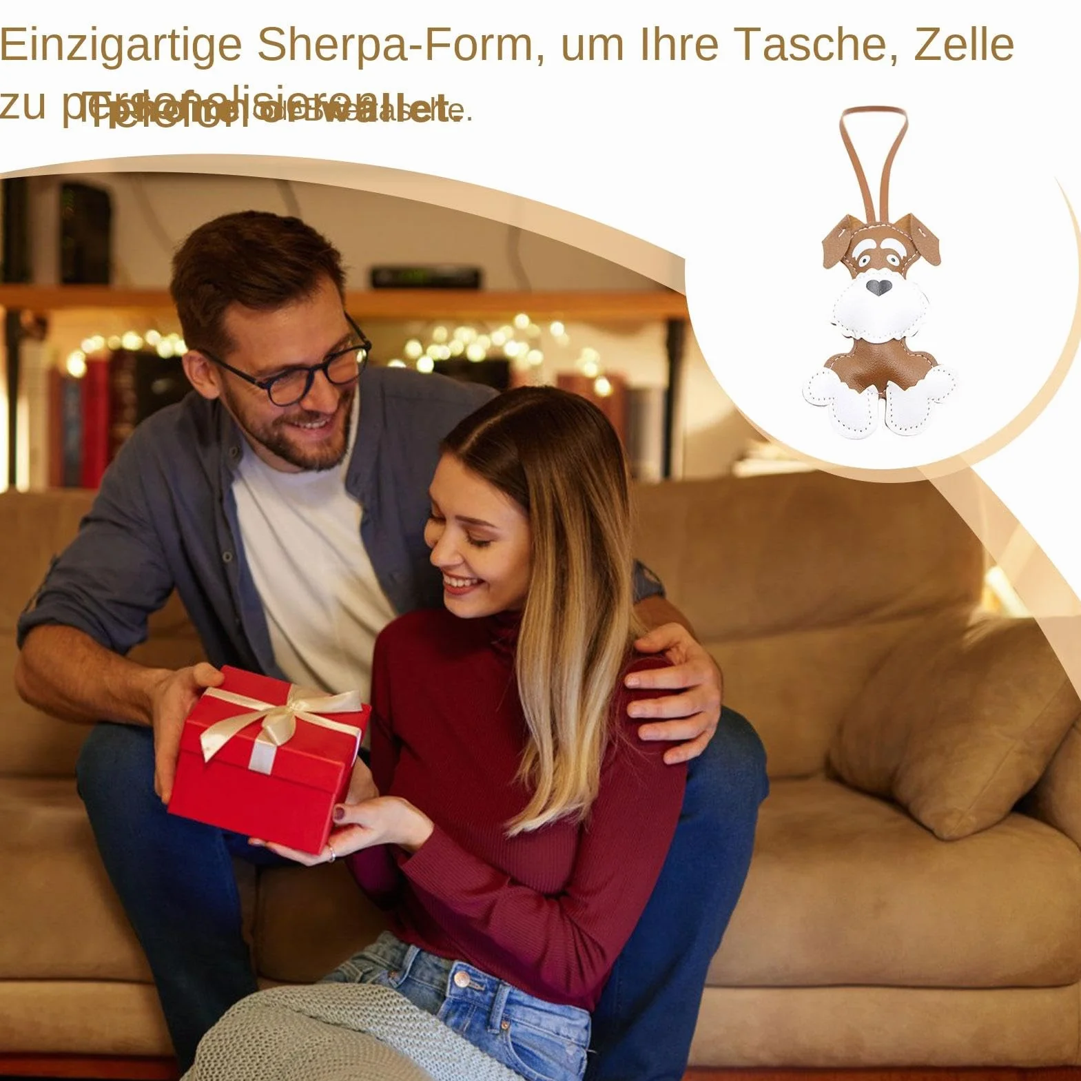 Borsa per cani, charme, borsa per animali in pelle, con ciondolo a forma di cucciolo, in pelle PU, per donne e ragazze