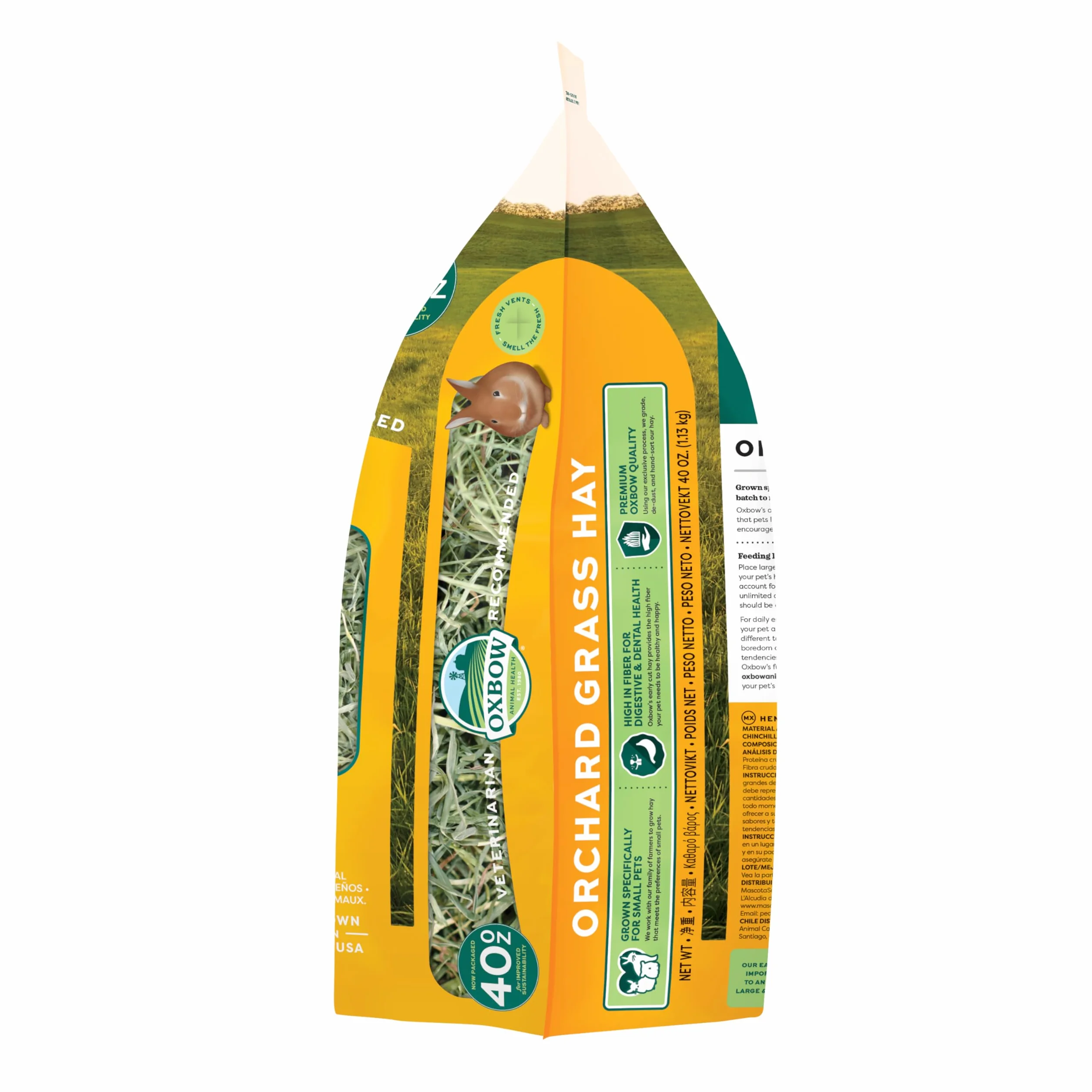 Oxbow Orchard Grass - Fieno per piccoli animali, 1130 gr