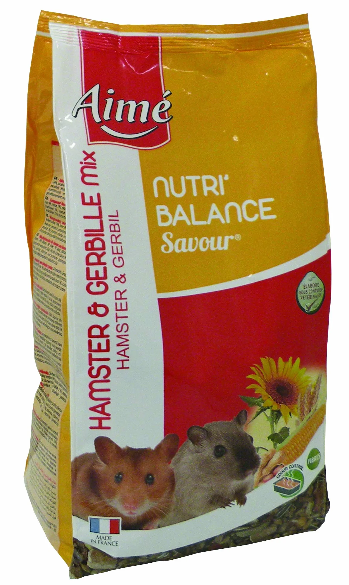 Aime Cibo per criceti e gerbilli, NUTRI'BALANCE SAVOUR MIX Pasto misto di vitamine e fibre, 900g