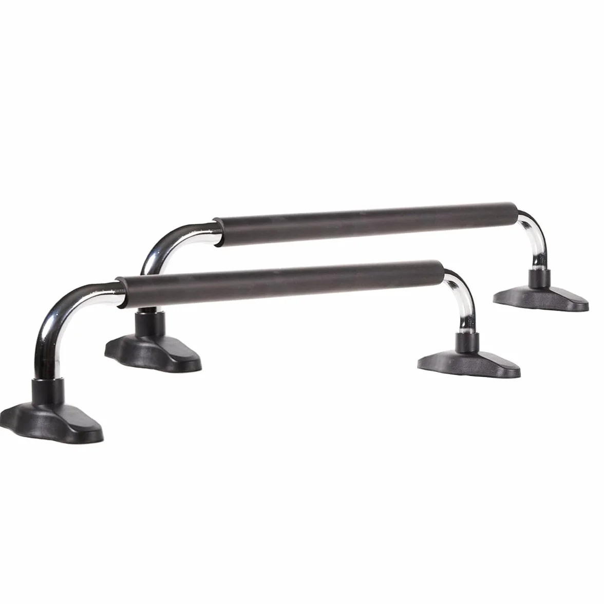 GymBeam PUSH Parallettes, Strumento Pratico per Allenamenti Casalinghi di Forza a Corpo Libero, Struttura Solida, 65cm di Lunghezza per Stabilità, Impugnatura Antiscivolo