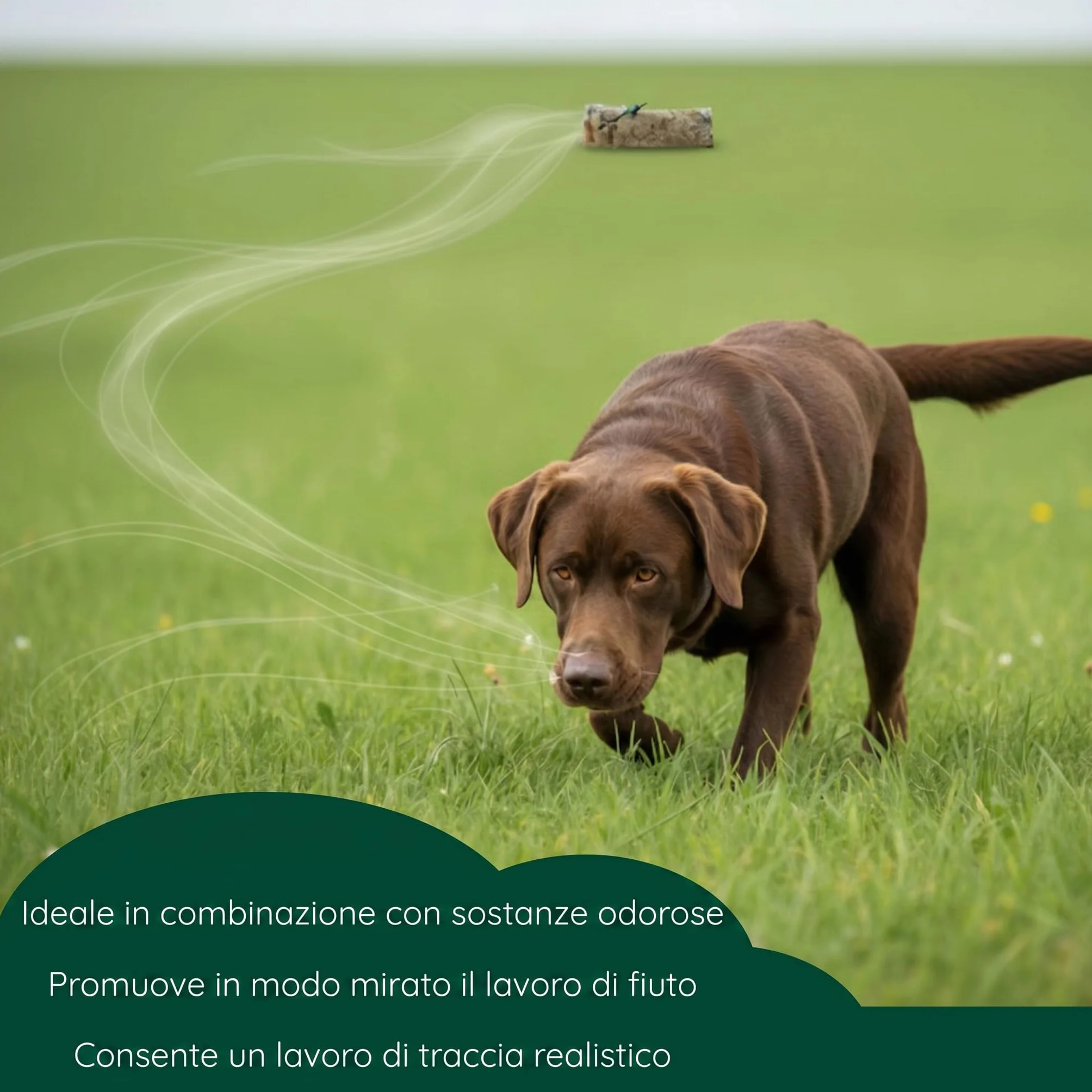 Giocattolo da riporto con pelliccia di coniglio, circa 500 g, per l'allenamento generale di cani e specifico di cani da riporto