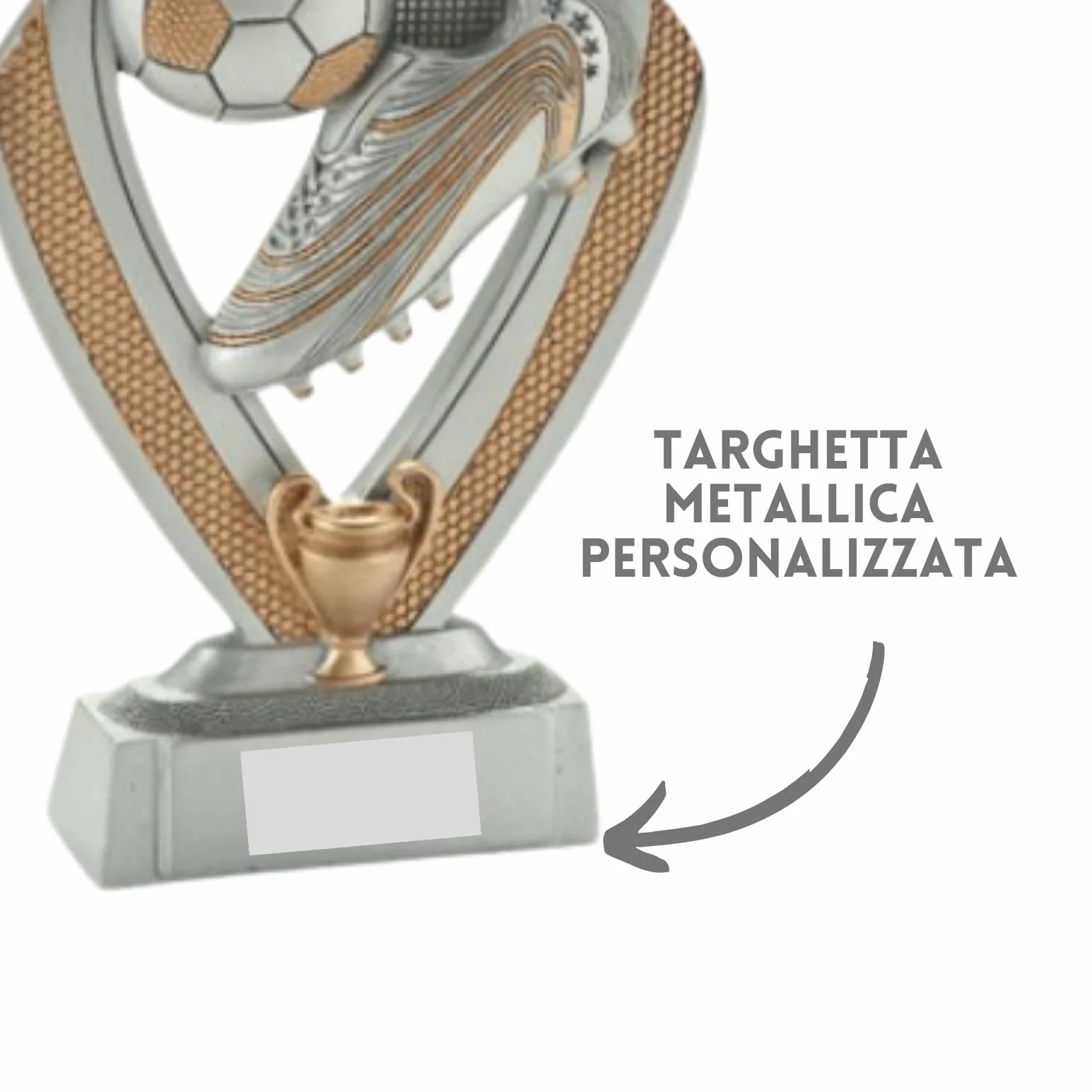 Coppe Premiazioni per Tutti Gli Sport, Statuette e Premi per Fantacalcio, Calcio, Padel, Tennis, Basket, Volley, Partecipazione, 18 cm