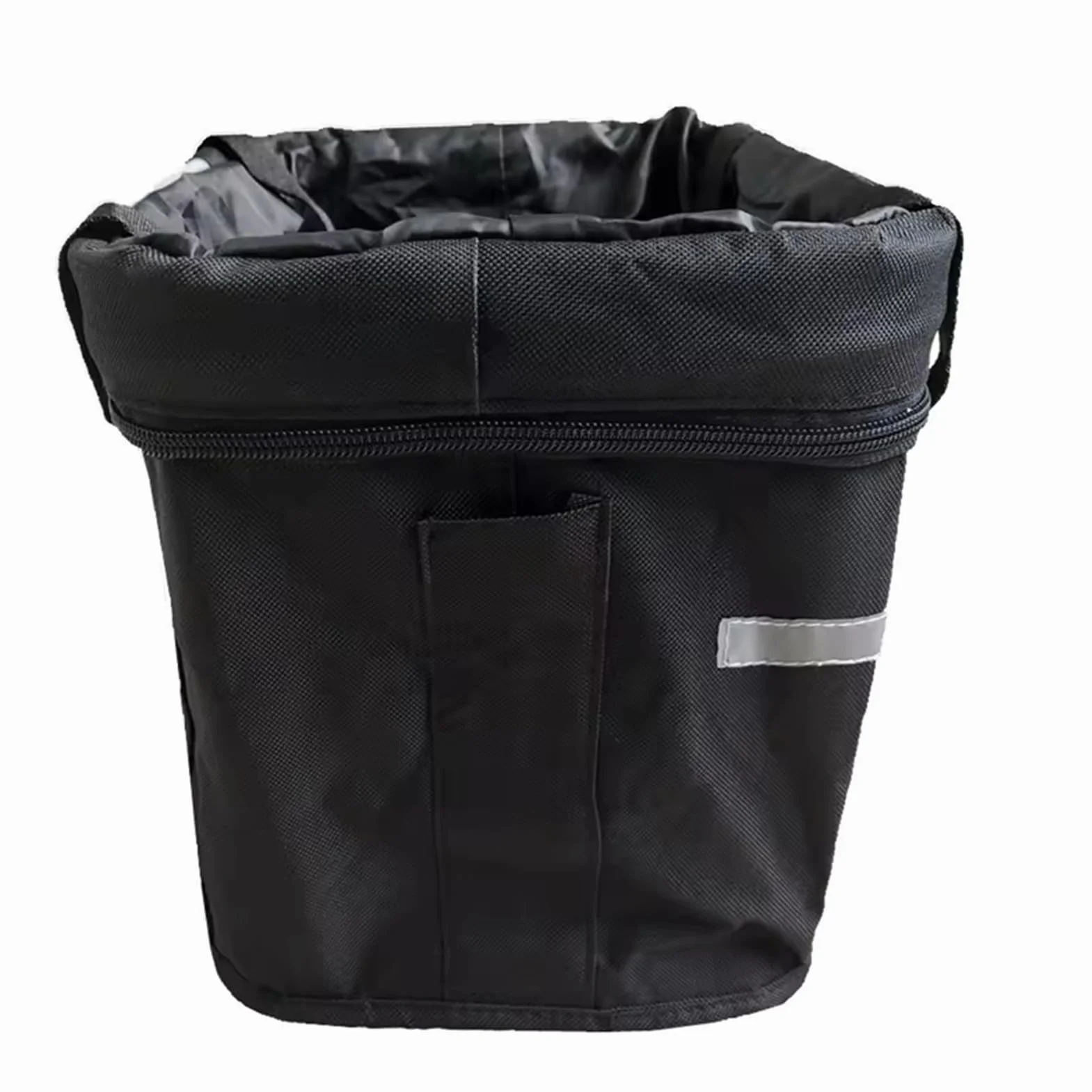 Cestino per Bici, Cestino Anteriore Bici Staccabile con Adattatore Manubrio, Cestino Multiuso da Bicicletta per Cani, Gatto, Ciclismo, Picnic, Shopping (Nero)