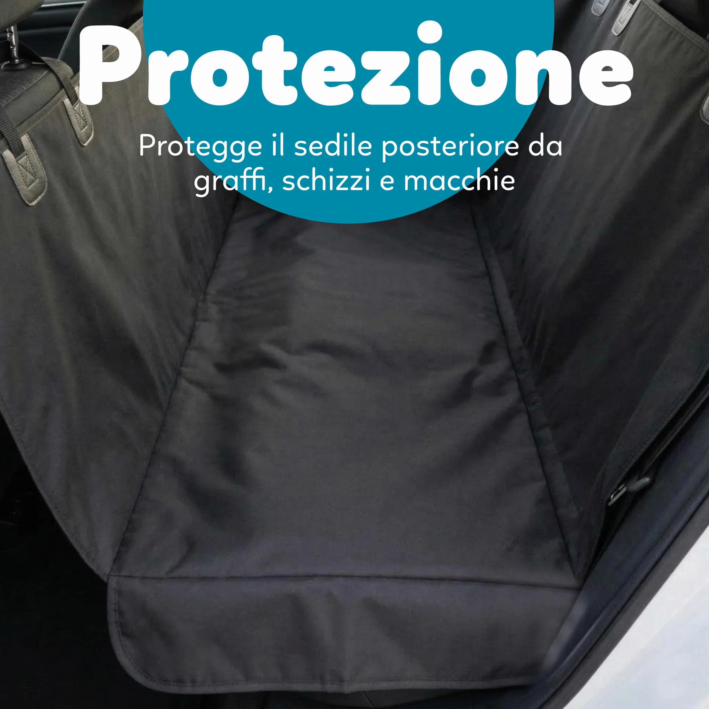 AQPET Telo Amaca Coprisedile per Animali Domestici Impermeabile Universale per Auto 140x150cm