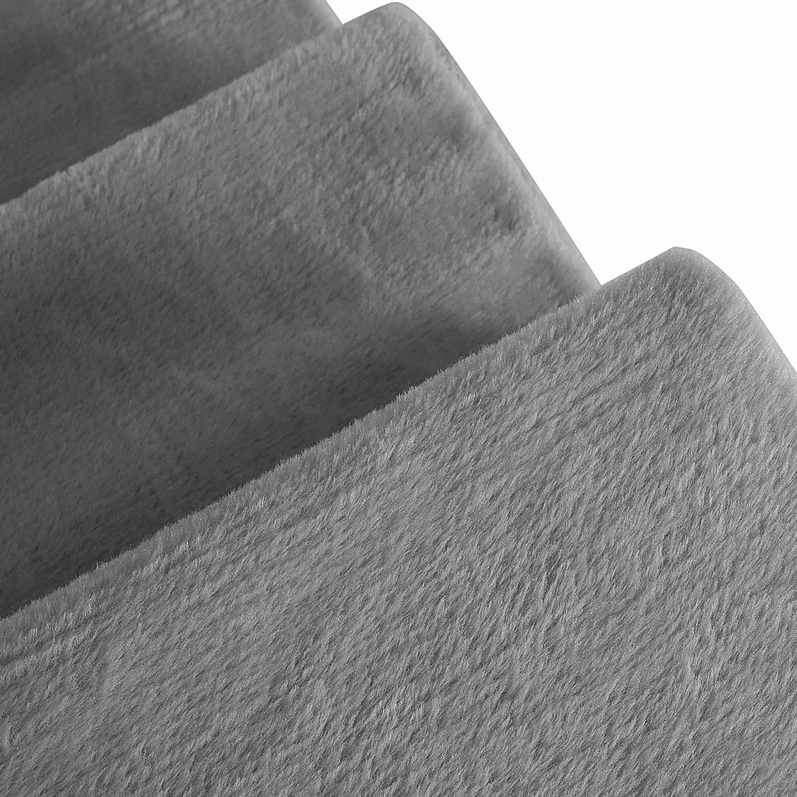 Lionto Scala per animali con rivestimento in peluche 46x36x34 cm robusta gradino basso 10 cm salva-articolazioni rivestimento sfoderabile lavabile portata 50 kg grigio chiaro