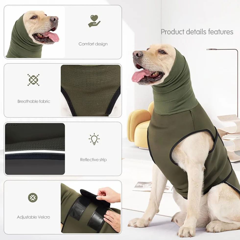 Cappotto Calmante Avvolgente Antistress Cane Vestito Rilassante Giacca Compressione Terapeutica Taglia XL
