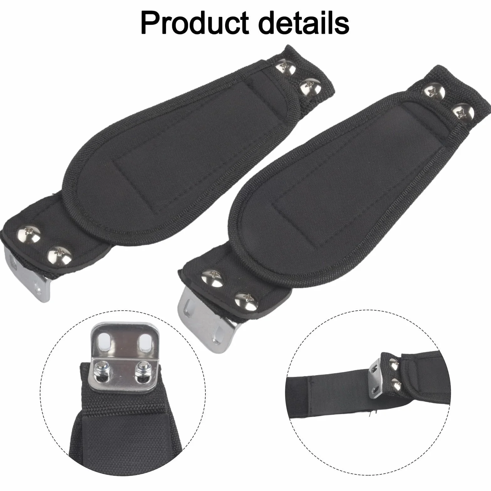 Mountain Skateboard Supporto Longboard Fissaggio Lega Alluminio Fuoristrada Nero