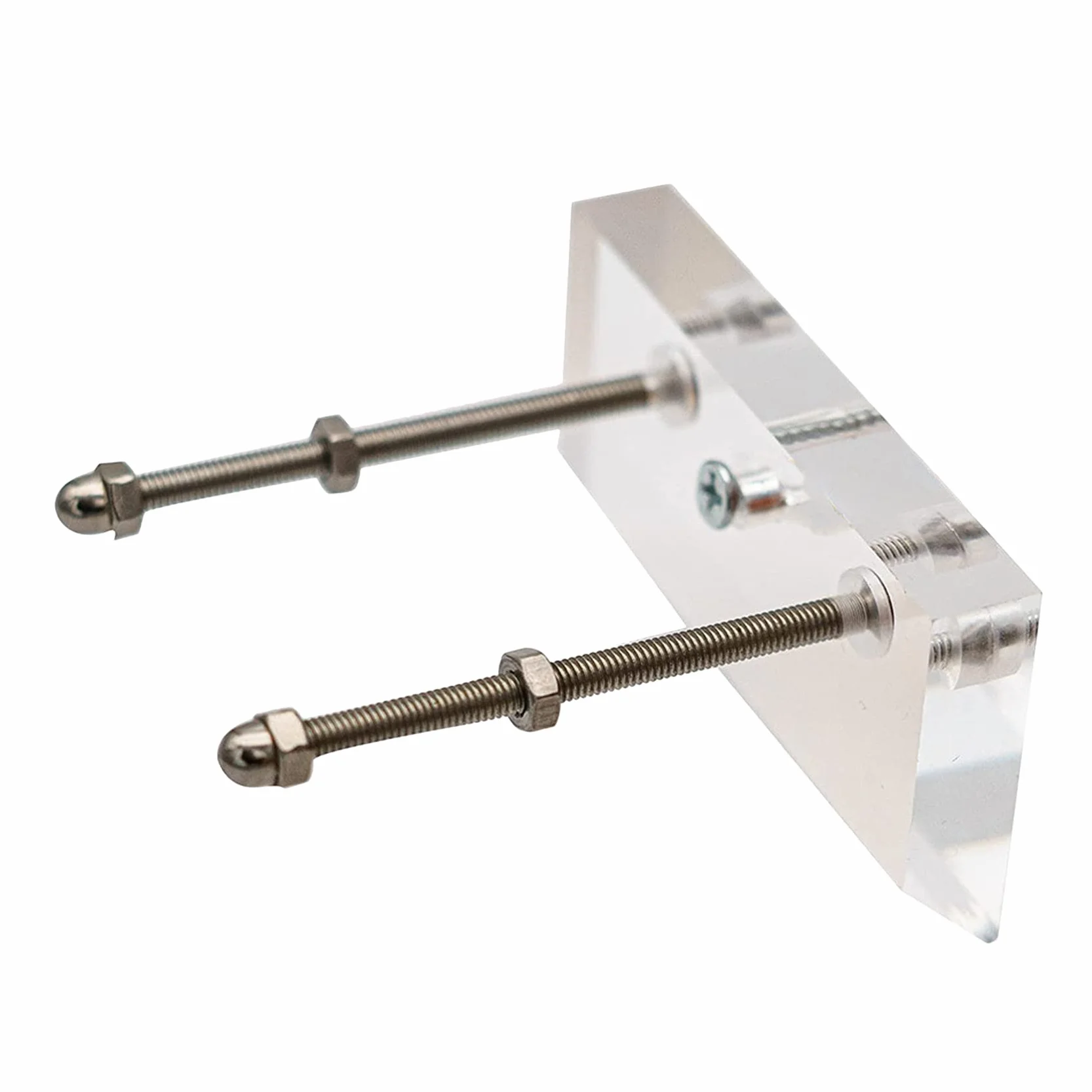 Set di Supporti da Parete per Skateboard in Acrilico Trasparente